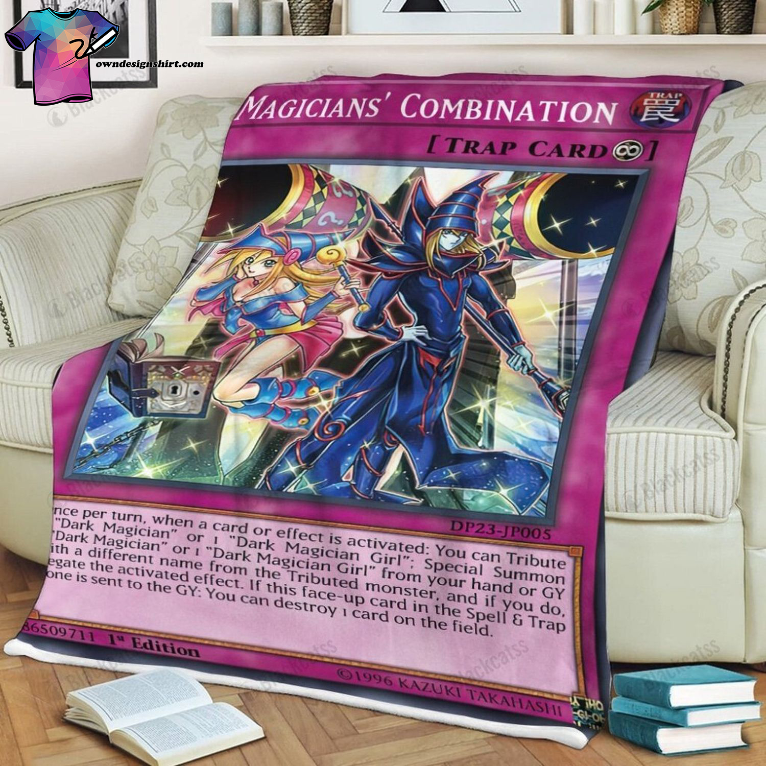 Game Yu-gi-oh Magicians' Combination Full Print Soft Blanket