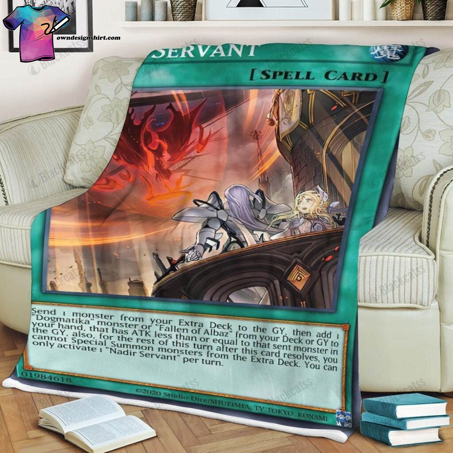 Game Yu-gi-oh Nadir Servant Full Print Soft Blanket