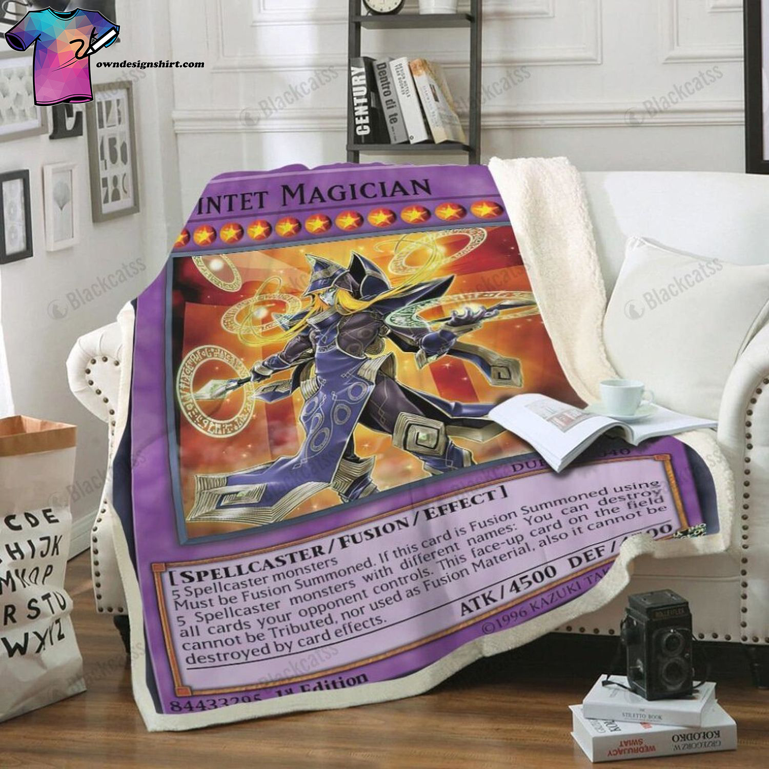 Game Yu-gi-oh Quintet Magician Full Print Soft Blanket