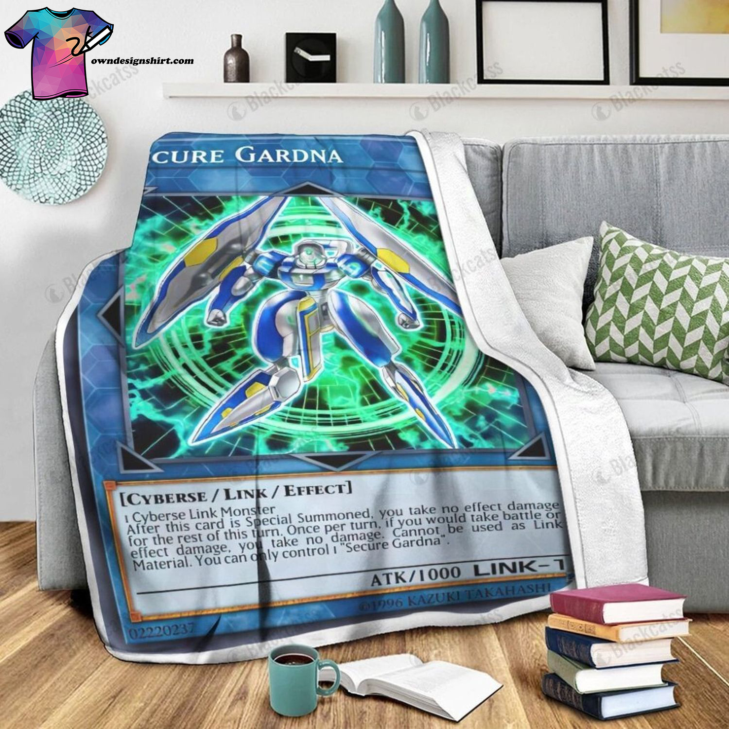Game Yu-gi-oh Secure Gardna Full Print Soft Blanket