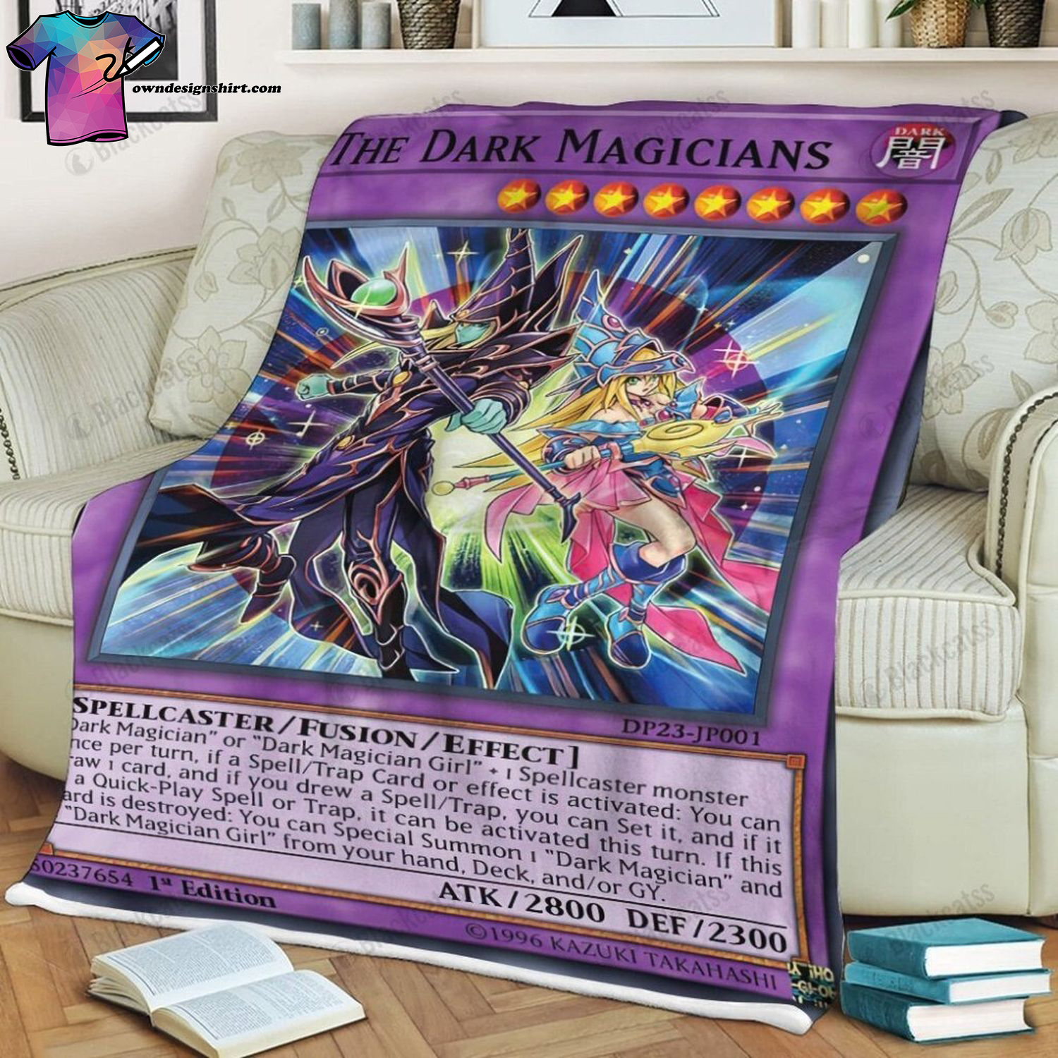 Game Yu-gi-oh The Dark Magicians Full Print Soft Blanket