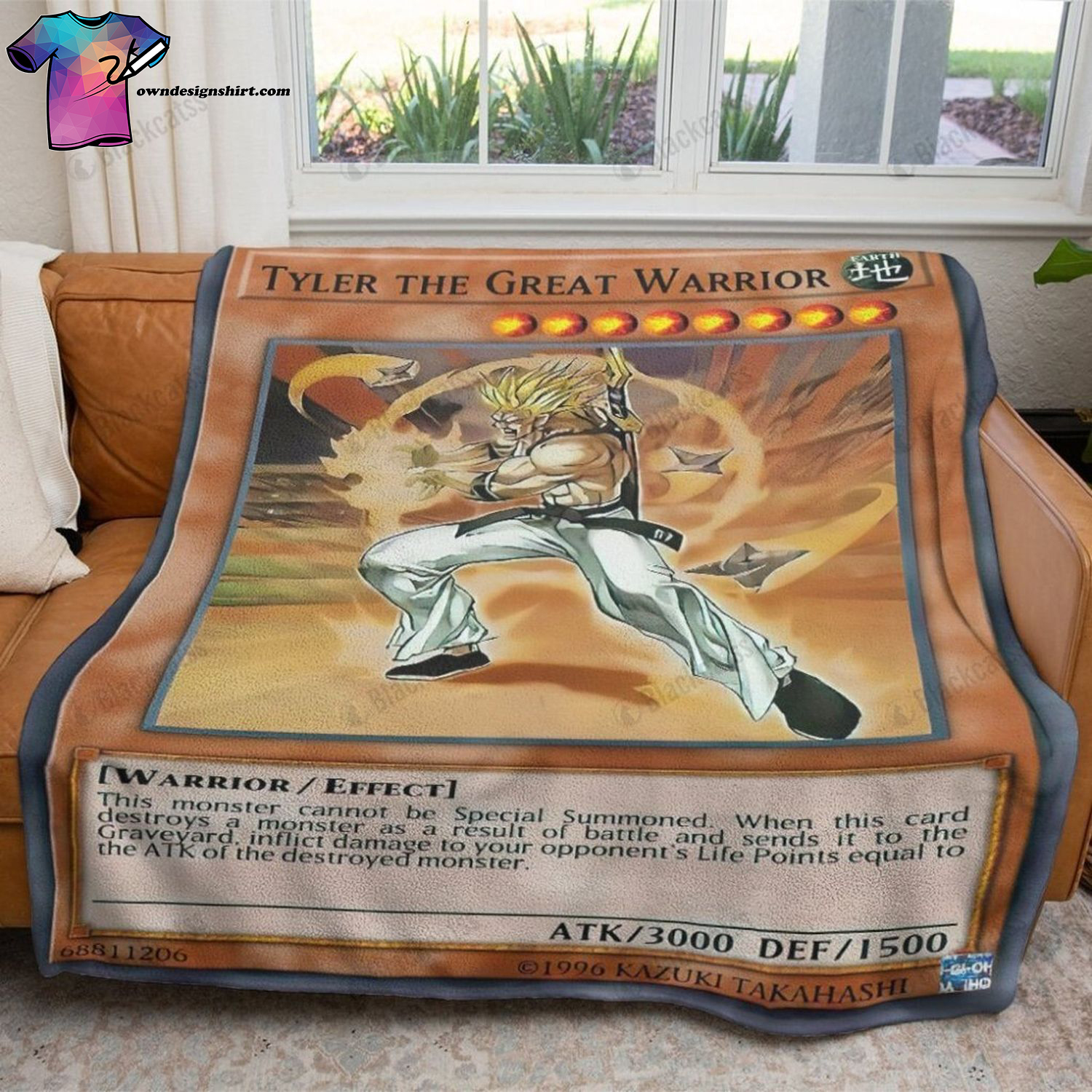 Game Yu-gi-oh Tyler The Great Warrior Full Print Soft Blanket