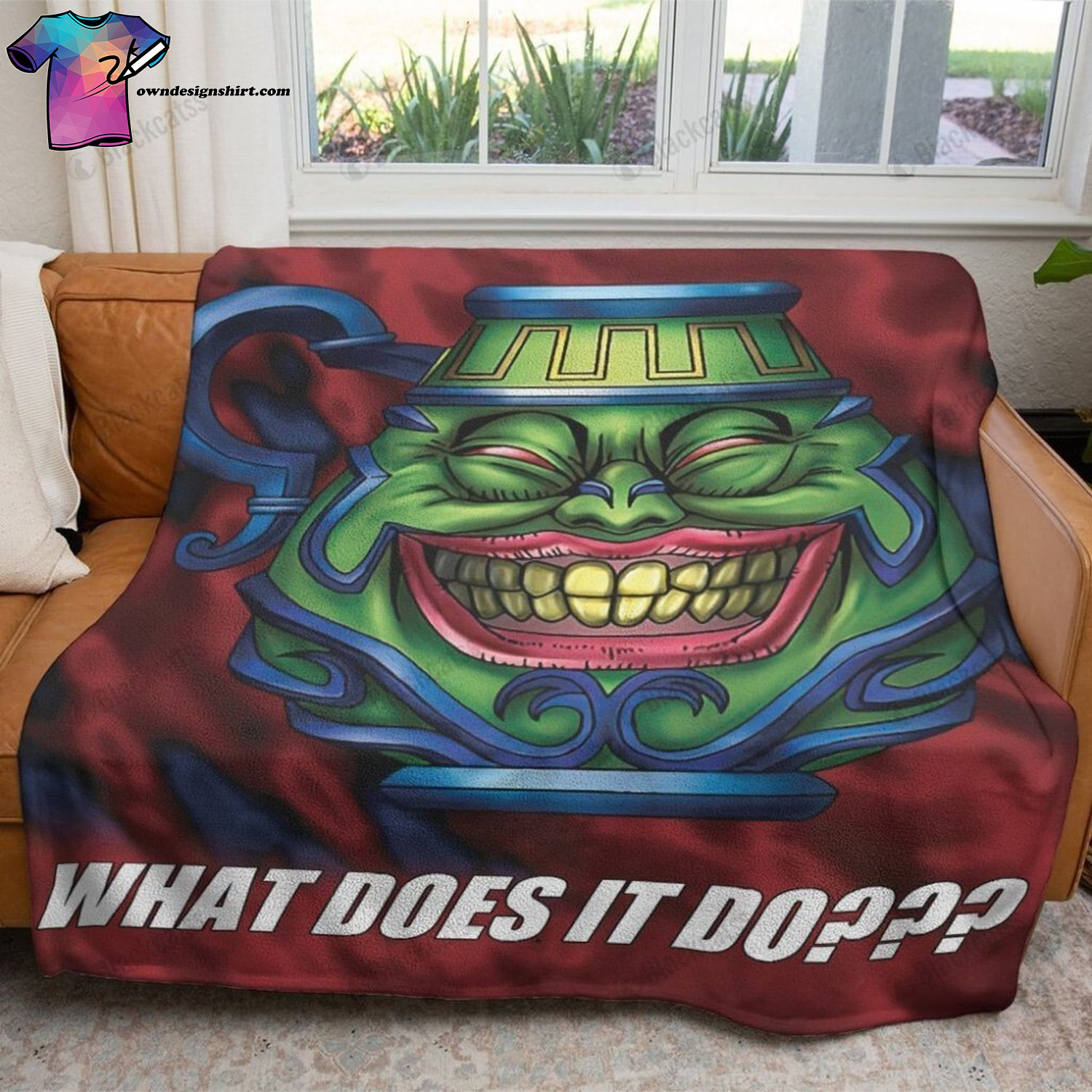 Game Yu-gi-oh What Does Pot Of Greed Do Full Print Soft Blanket