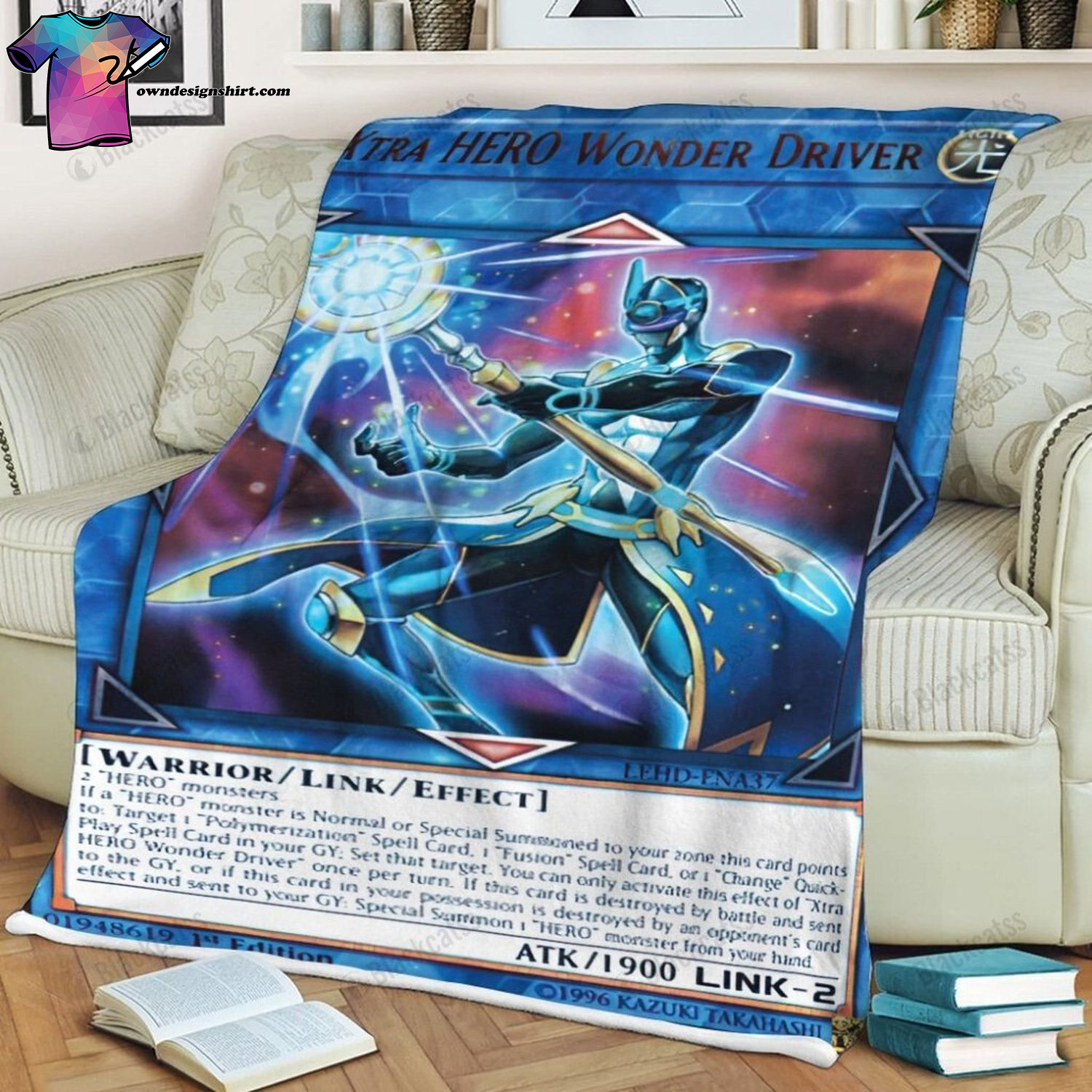 Game Yu-gi-oh Xtra HERO Wonder Driver Full Print Soft Blanket