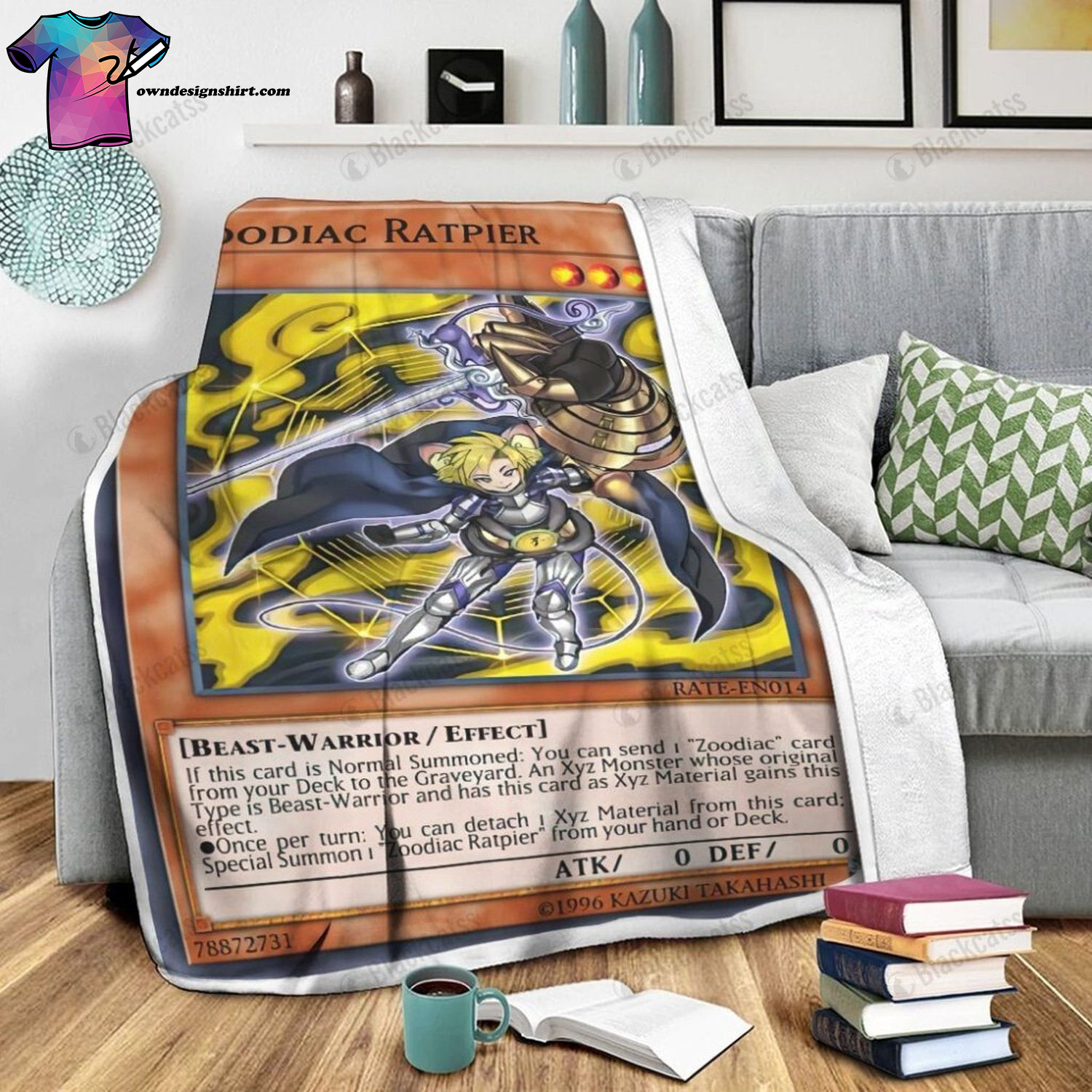 Game Yu-gi-oh Zoodiac Ratpier Full Print Soft Blanket