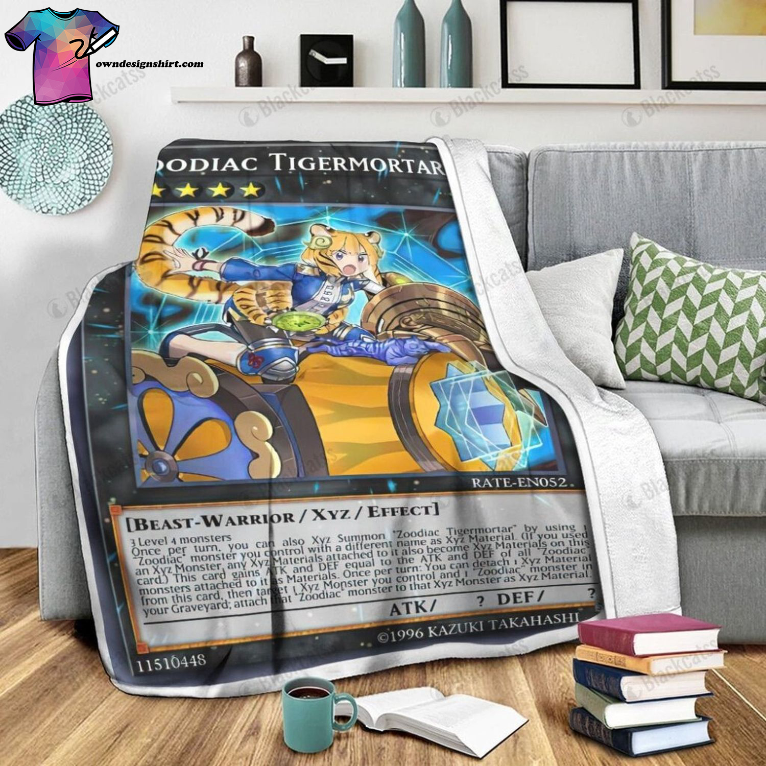 Game Yu-gi-oh Zoodiac Tigermortar Full Print Soft Blanket