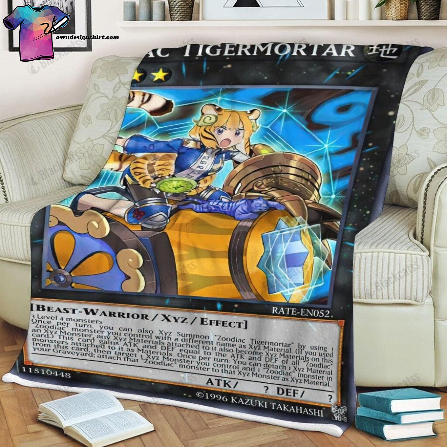 Game Yu-gi-oh Zoodiac Tigermortar Full Print Soft Blanket