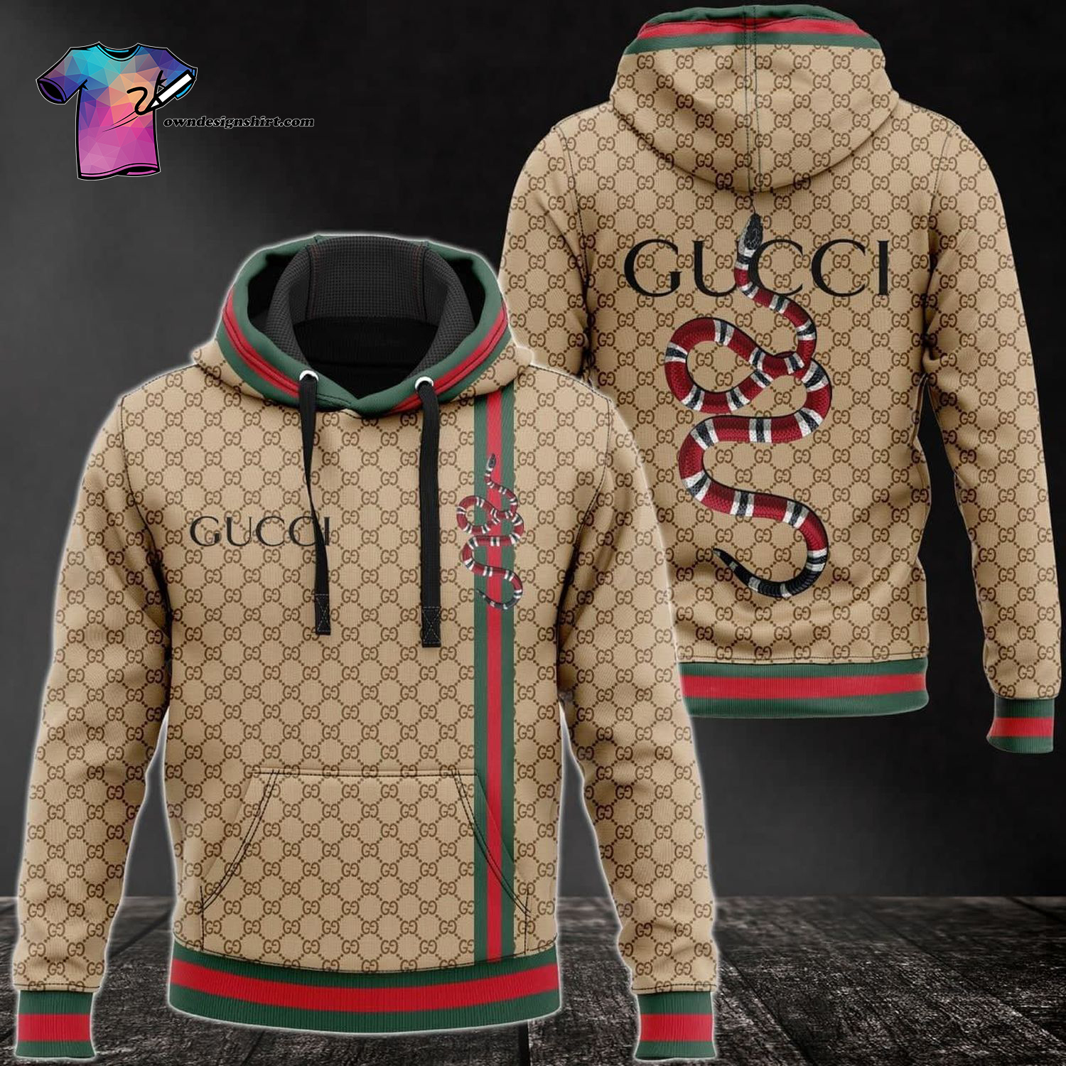 Gucci Snake All Over Print Shirt