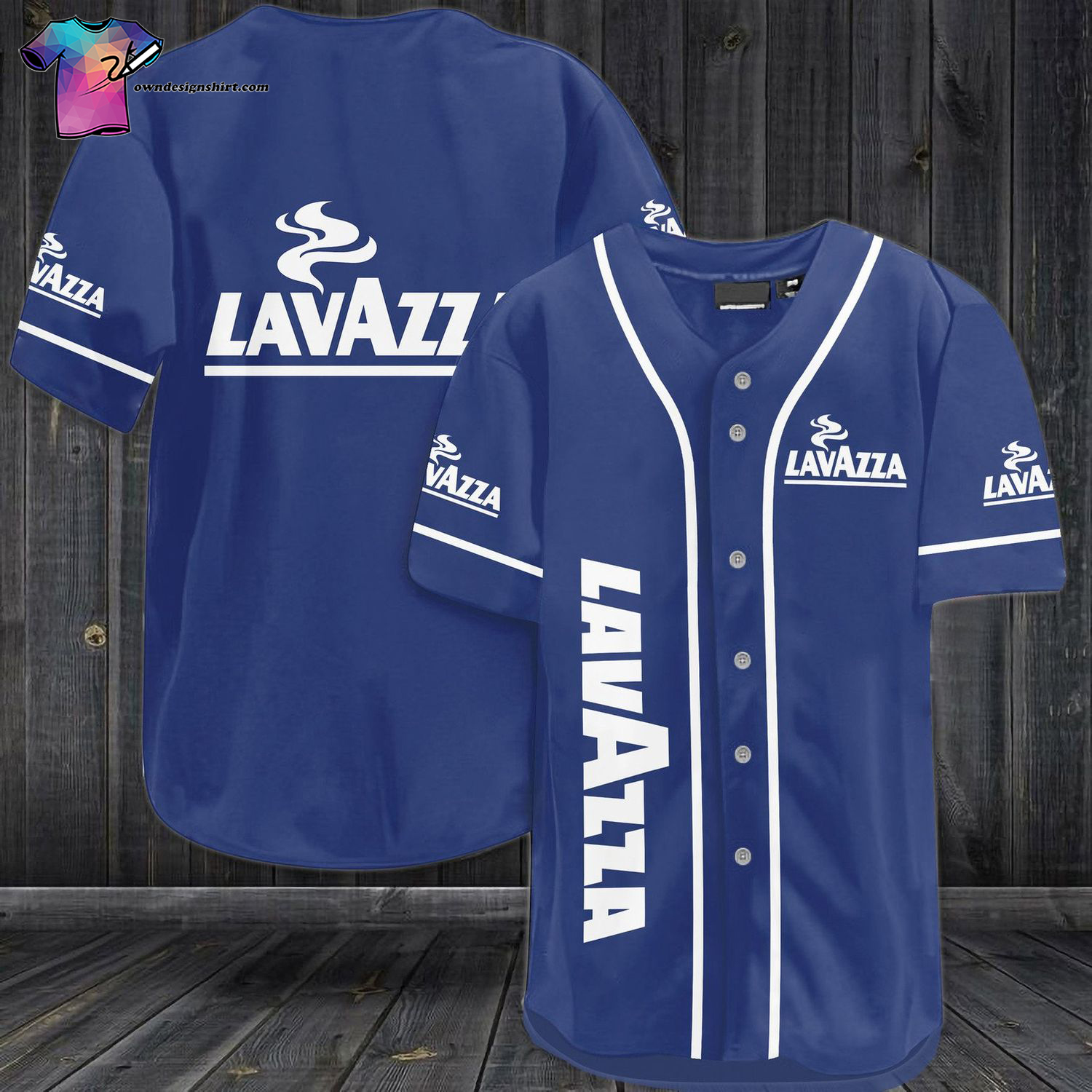 Lavazza Coffee All Over Print Baseball Jersey