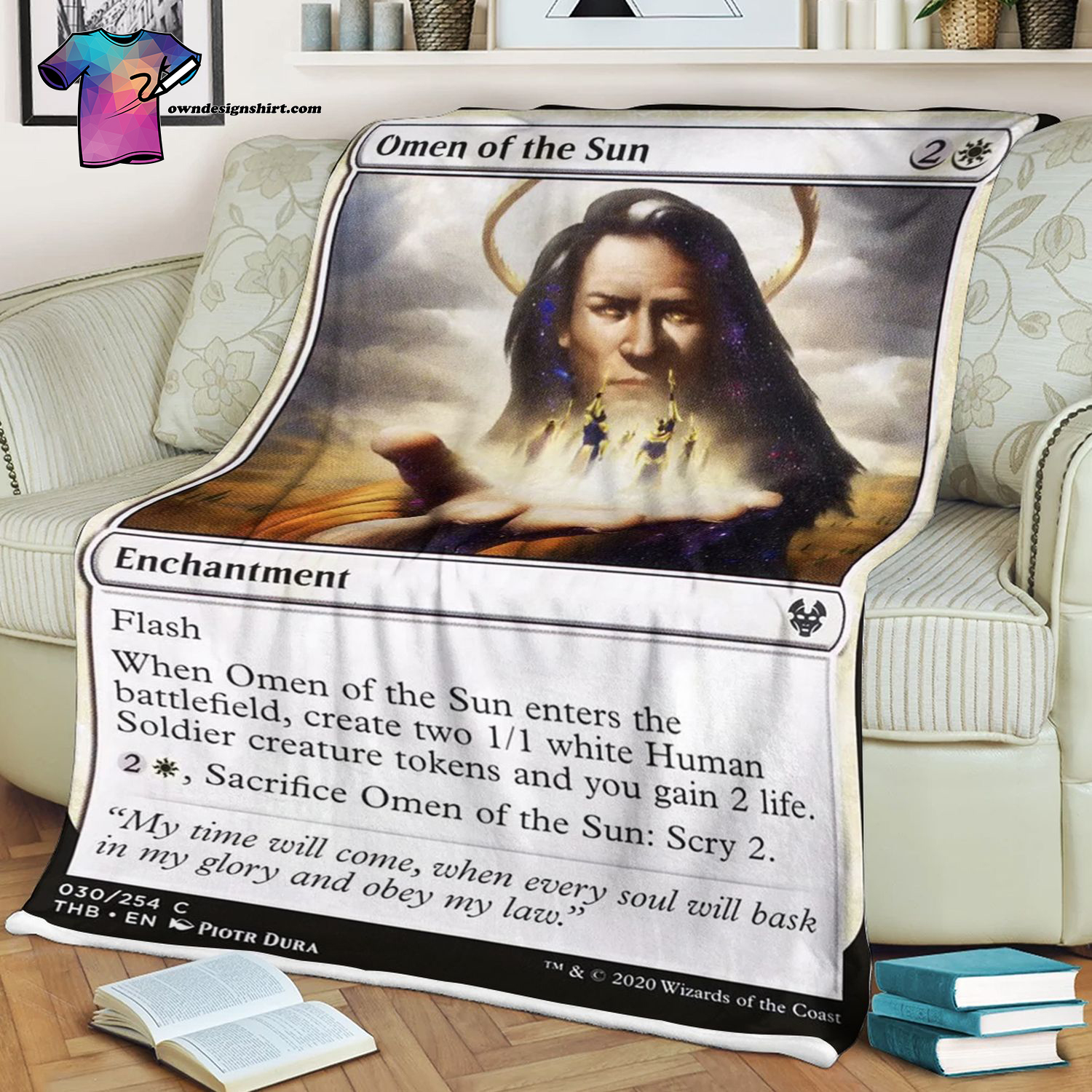 Omen Of The Sun Game Magic The Gathering Blanket