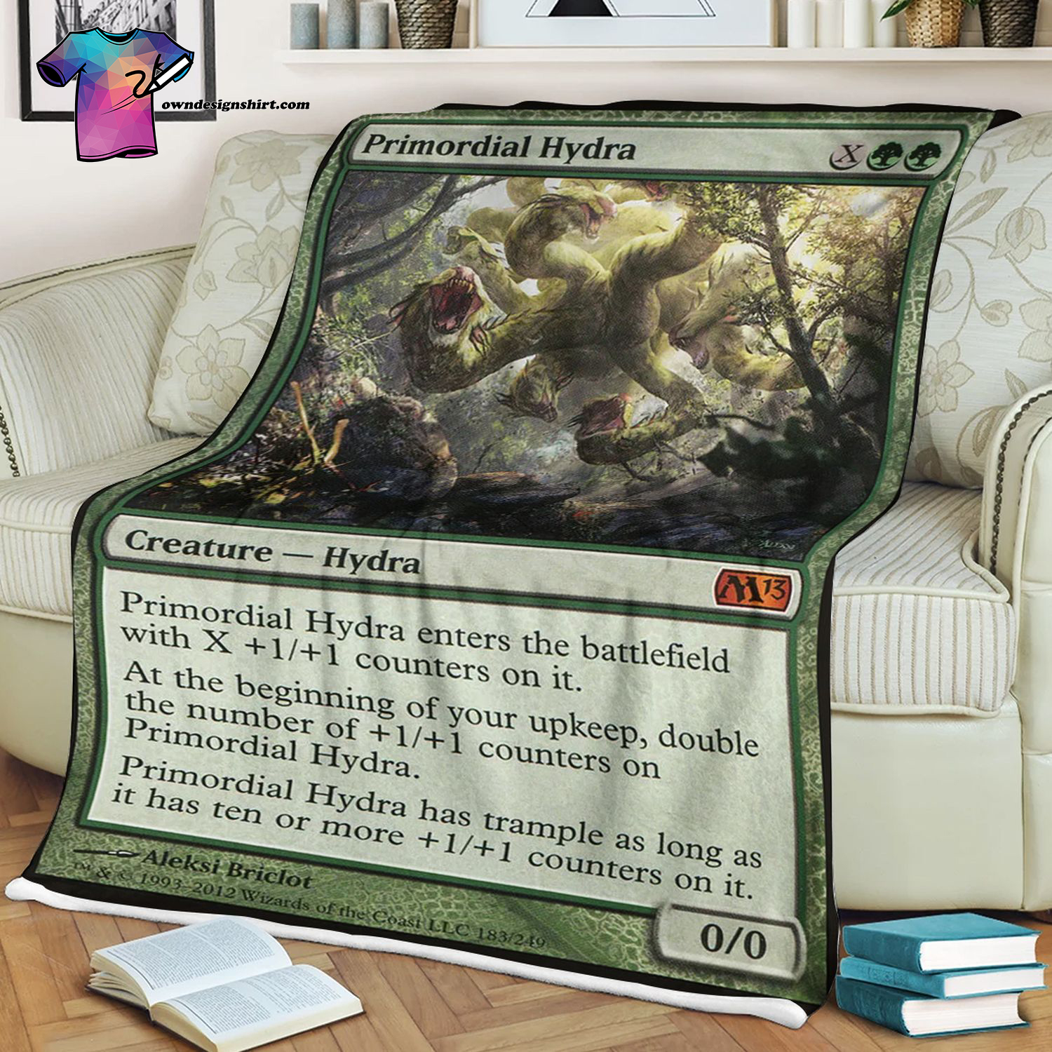 Primordial Hydra Game Magic The Gathering Blanket