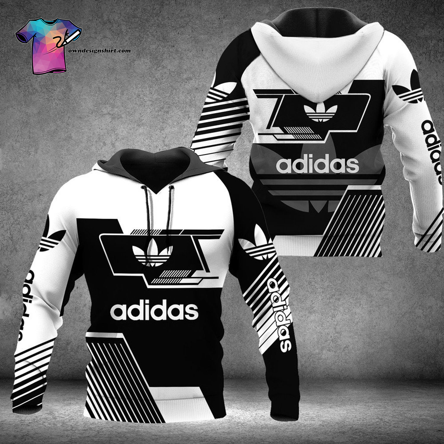 Sport Logo Adidas All Over Print Shirt