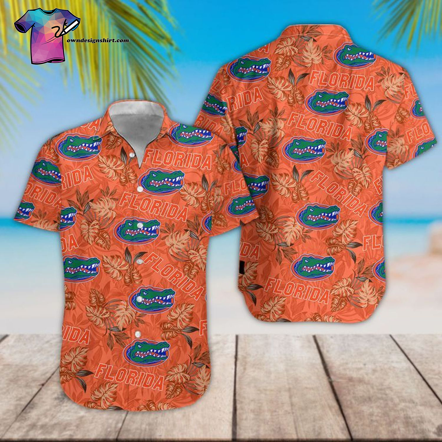 Florida Gators Full Print Hawaiian Shirt