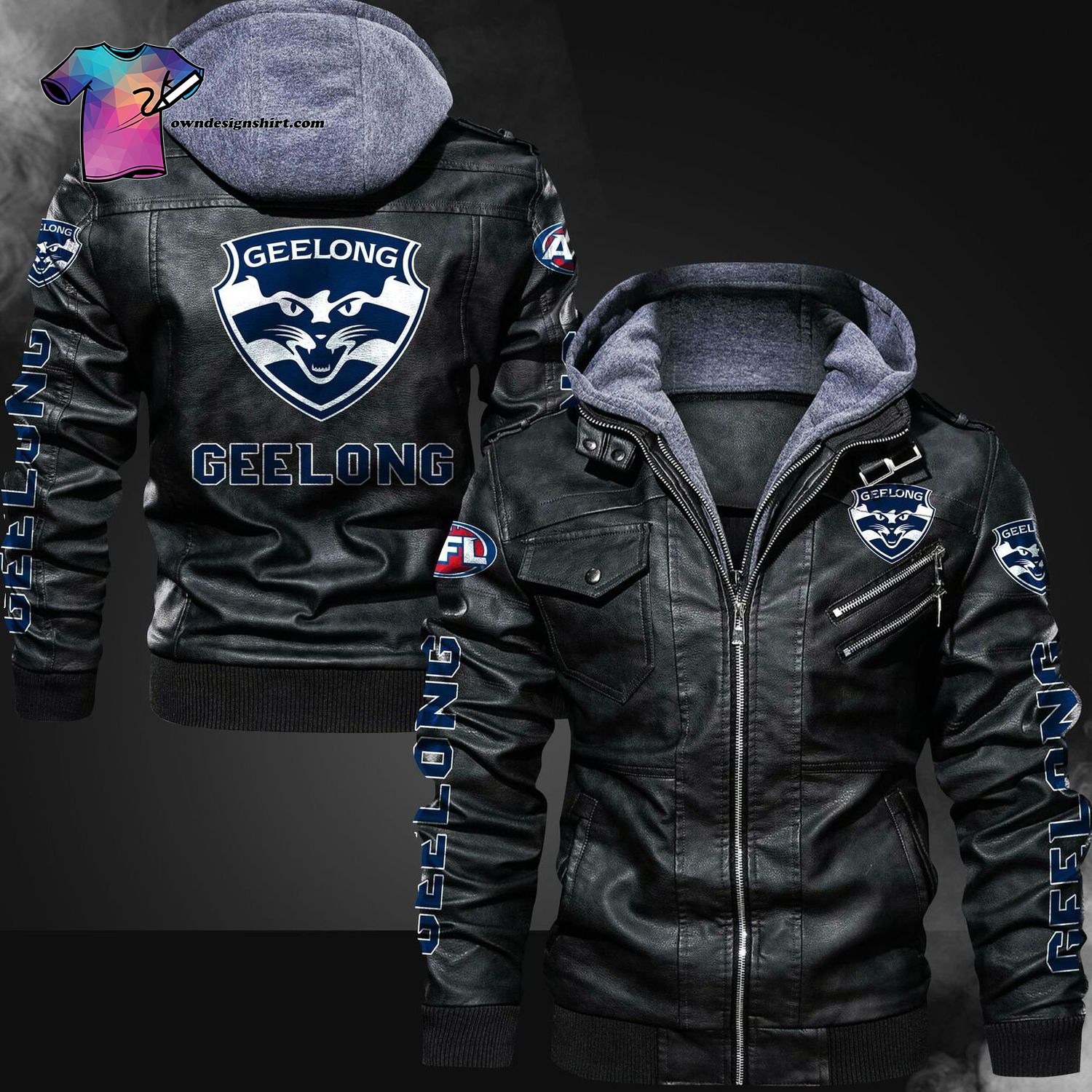 Geelong Football Club Leather Jacket