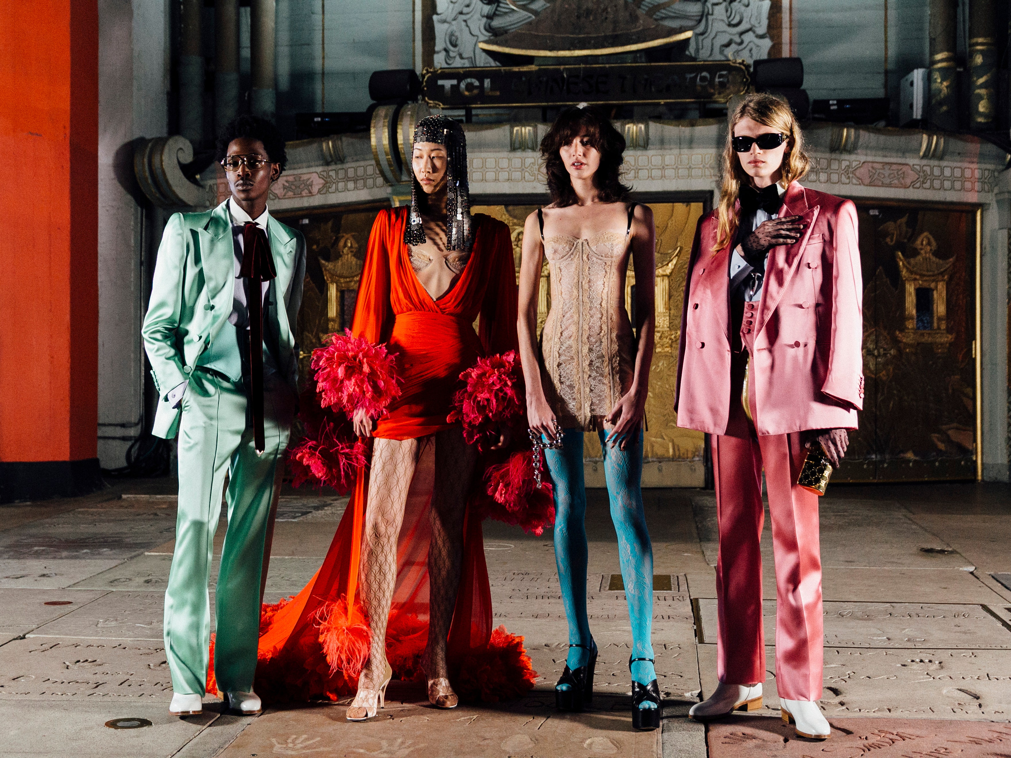 Gucci love parade collection a romantic song of hollywood in the light of contemporary fashion
