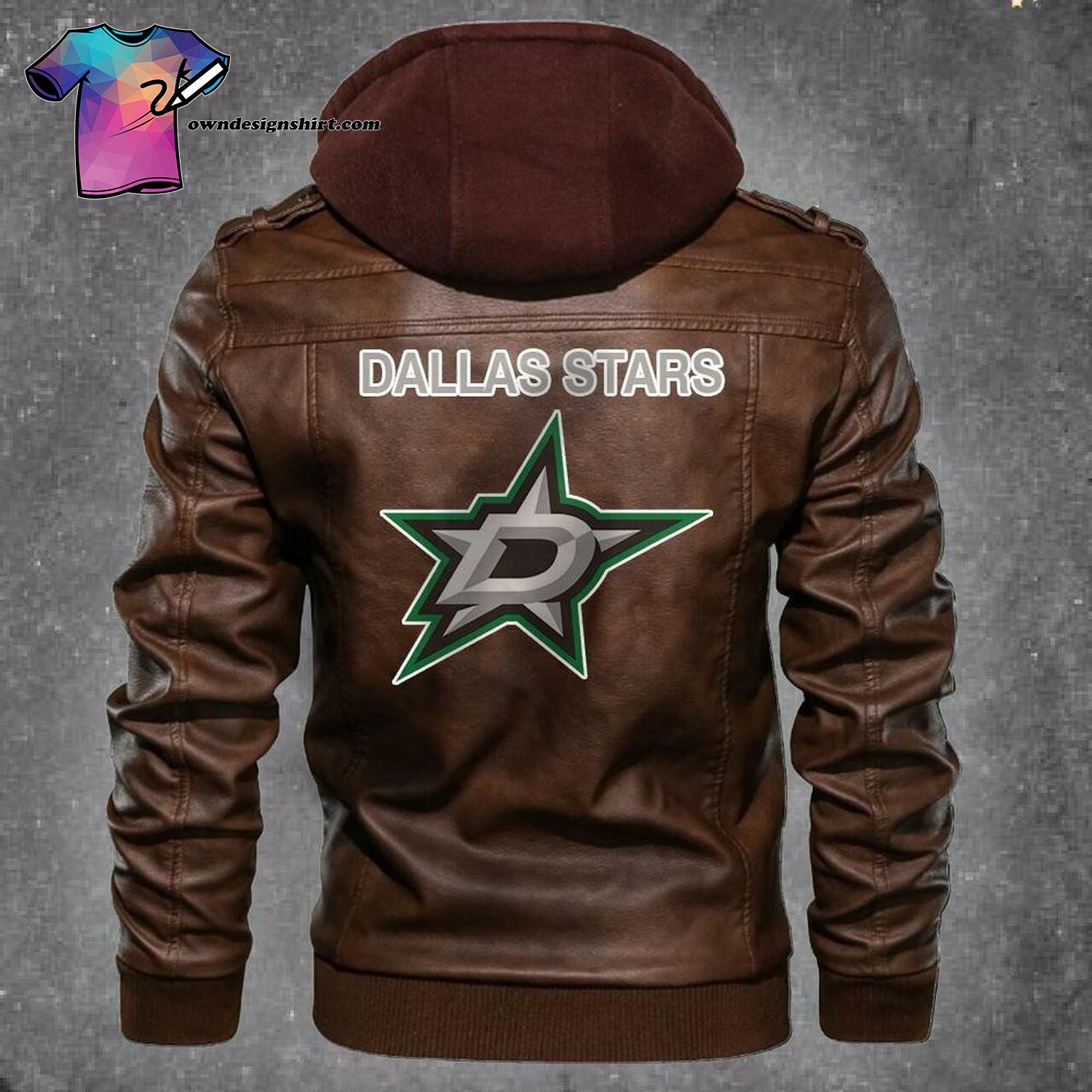 National Hockey League Dallas Stars Leather Jacket
