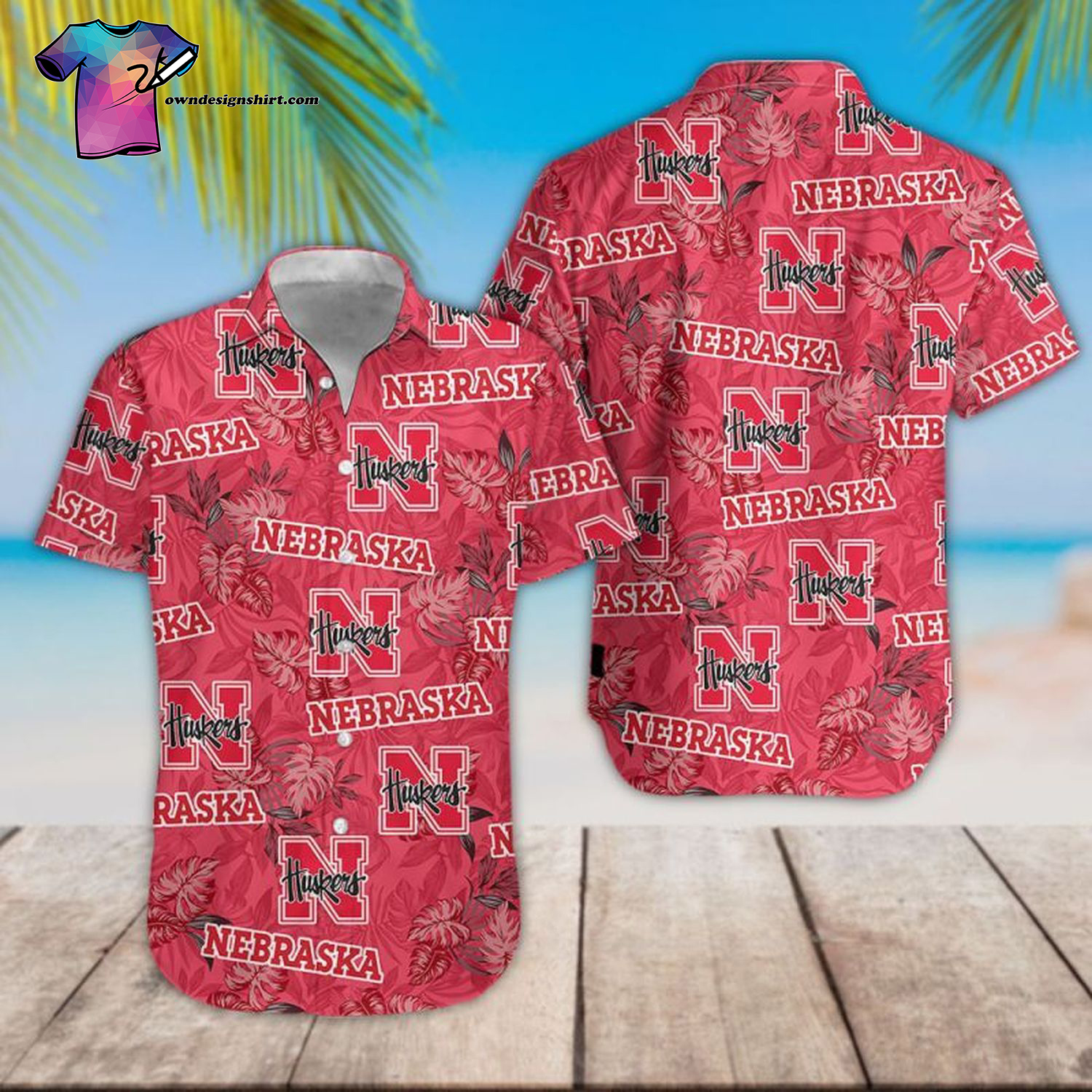 Nebraska Cornhuskers Full Print Hawaiian Shirt