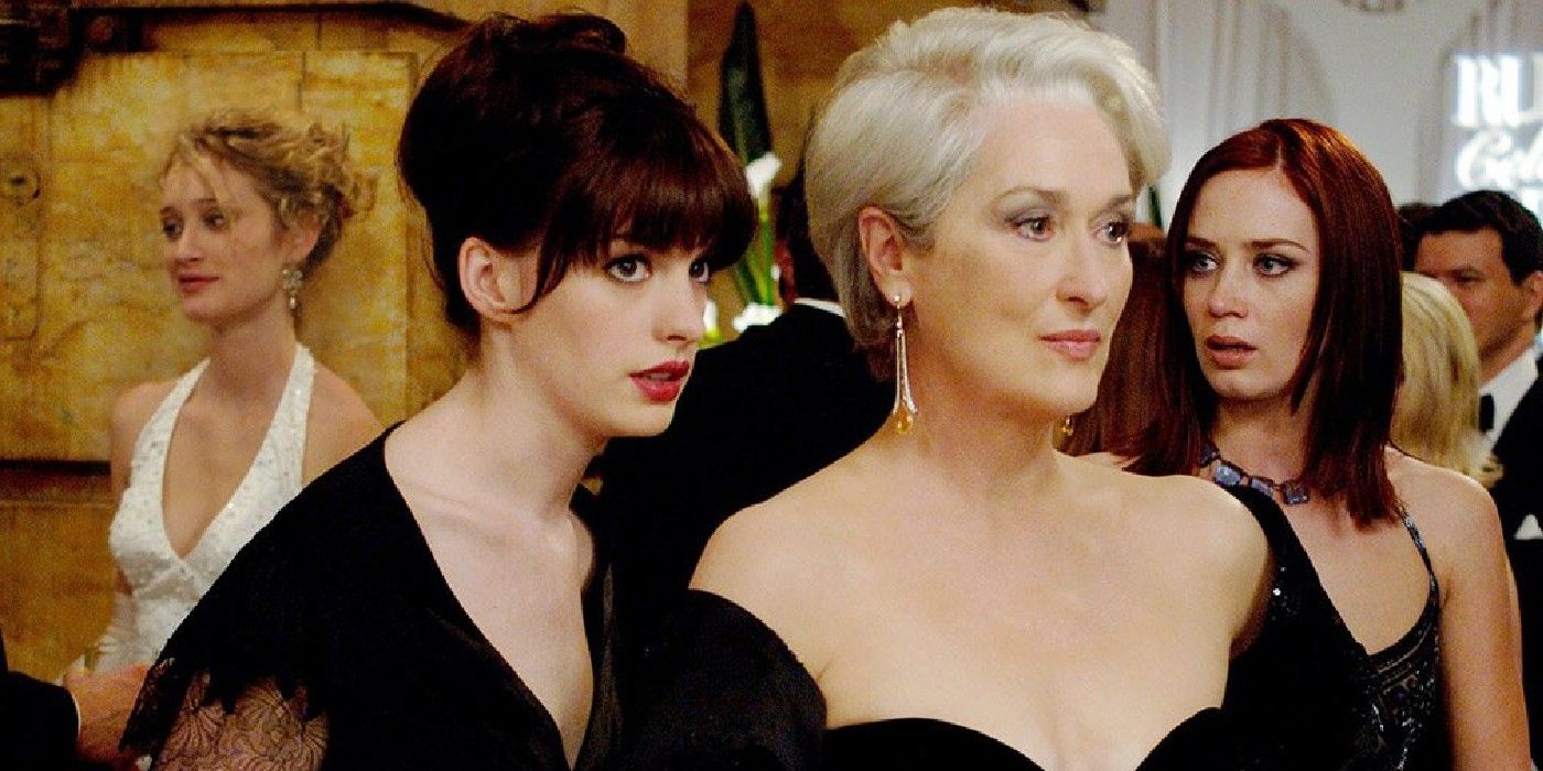 Anne hathaway is a swan makeover like her role in the devil wears prada