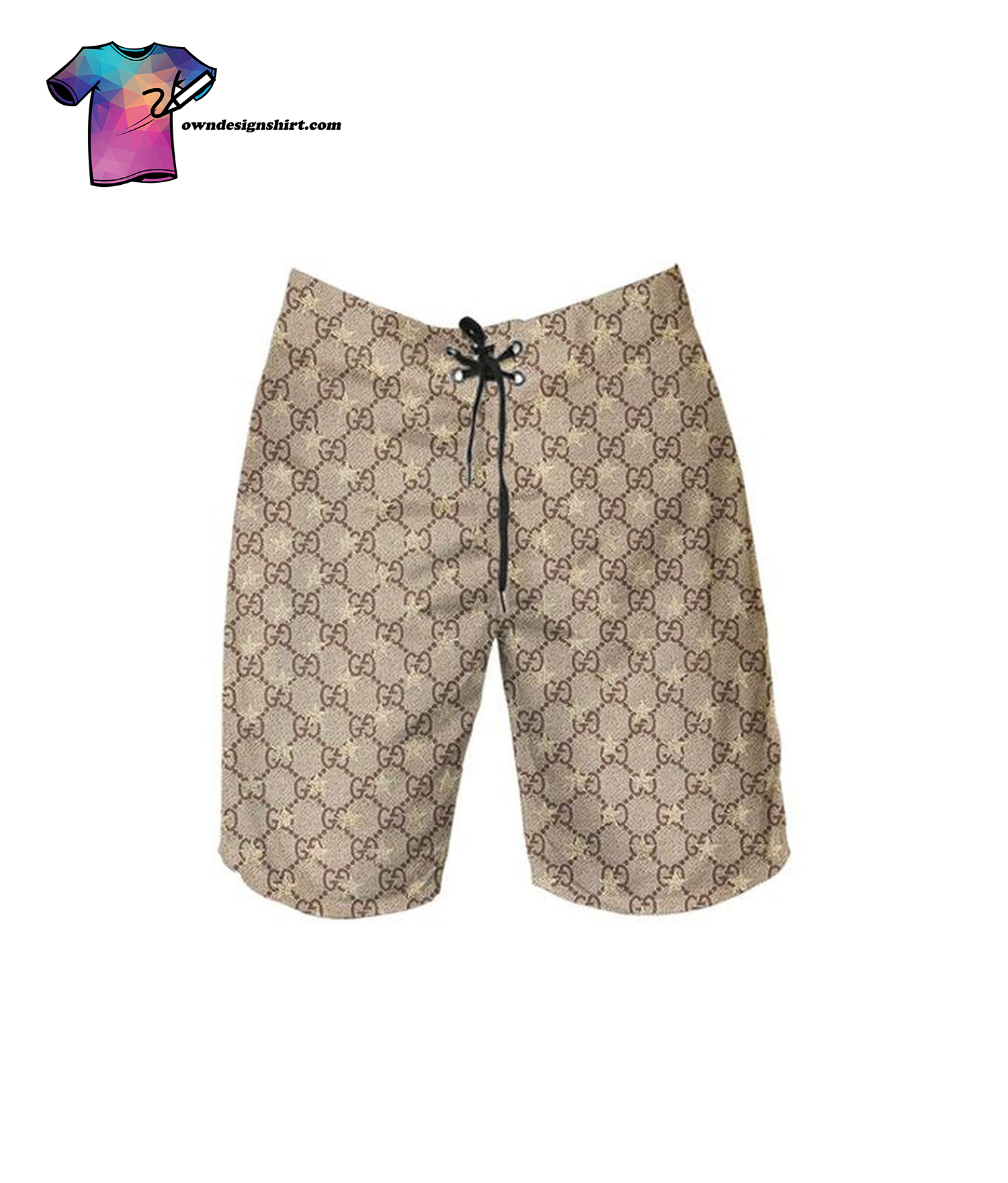Gucci Floral Printed Wallpaper Combo Hawaiian Shirt, Beach Shorts And Flip  Flop - Tagotee
