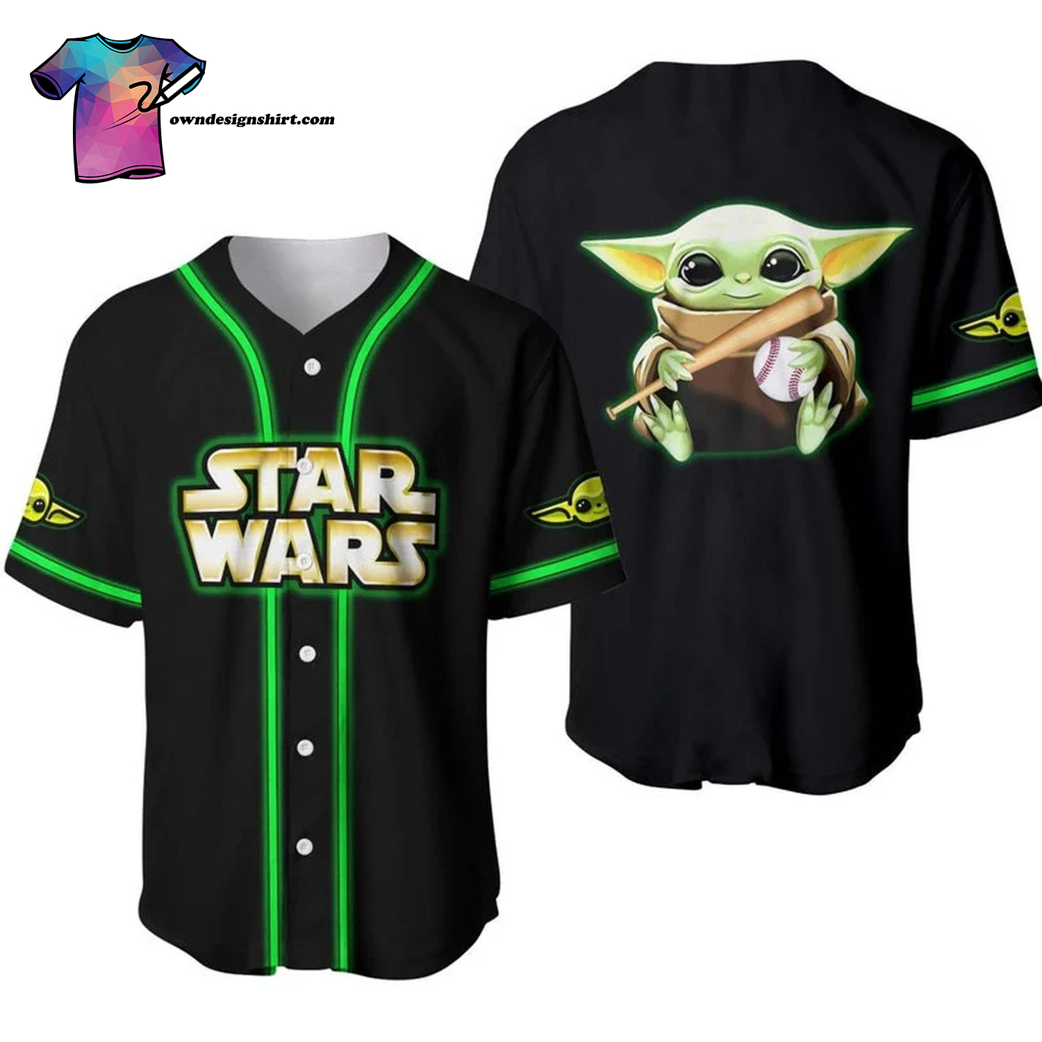 Custom Name New York Yankees Baby Yoda All Over Print Black Baseball Jersey  Shirt, hoodie, longsleeve, sweater