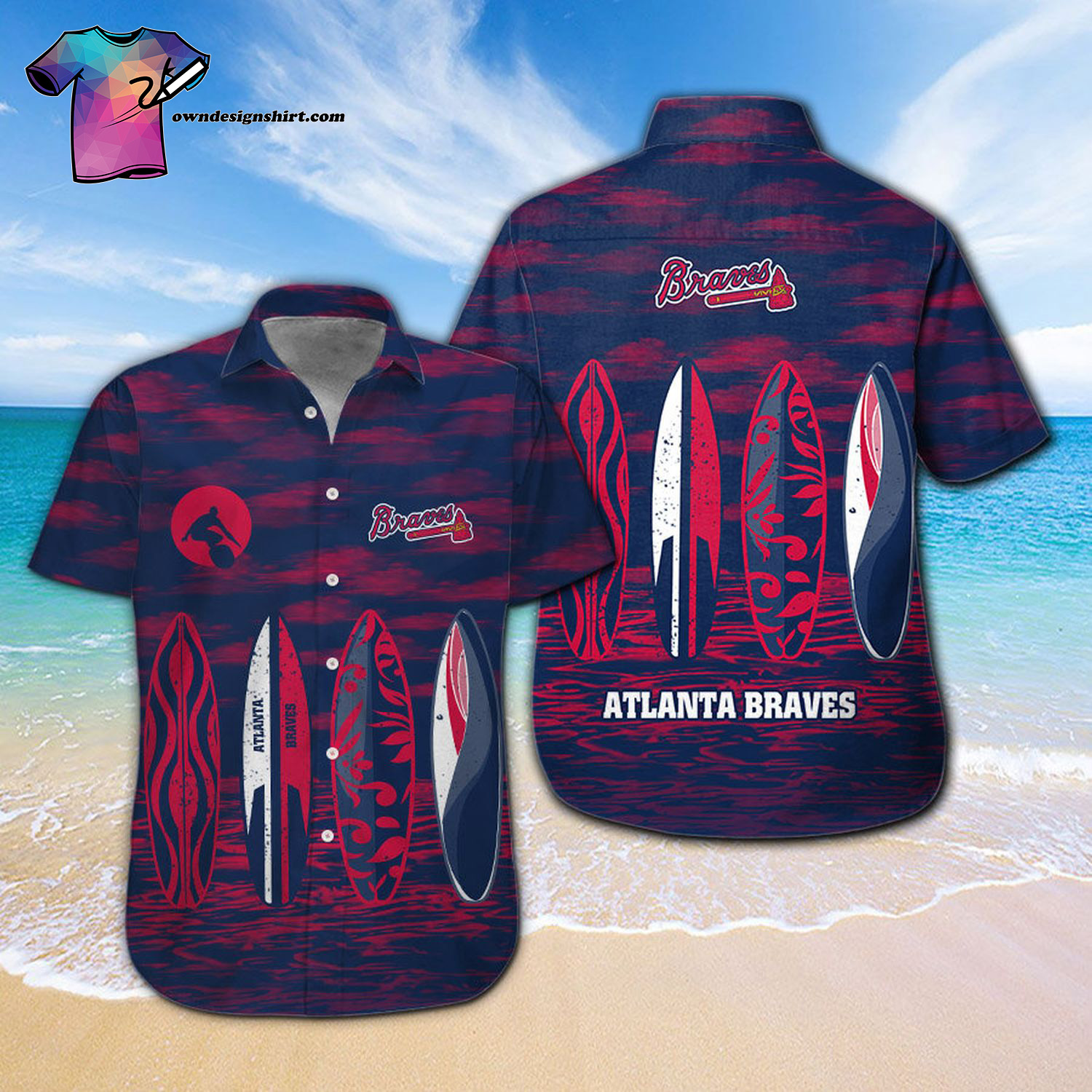 Atlanta Braves MLB Hawaiian Shirt Star Pattern Best Trend Summer