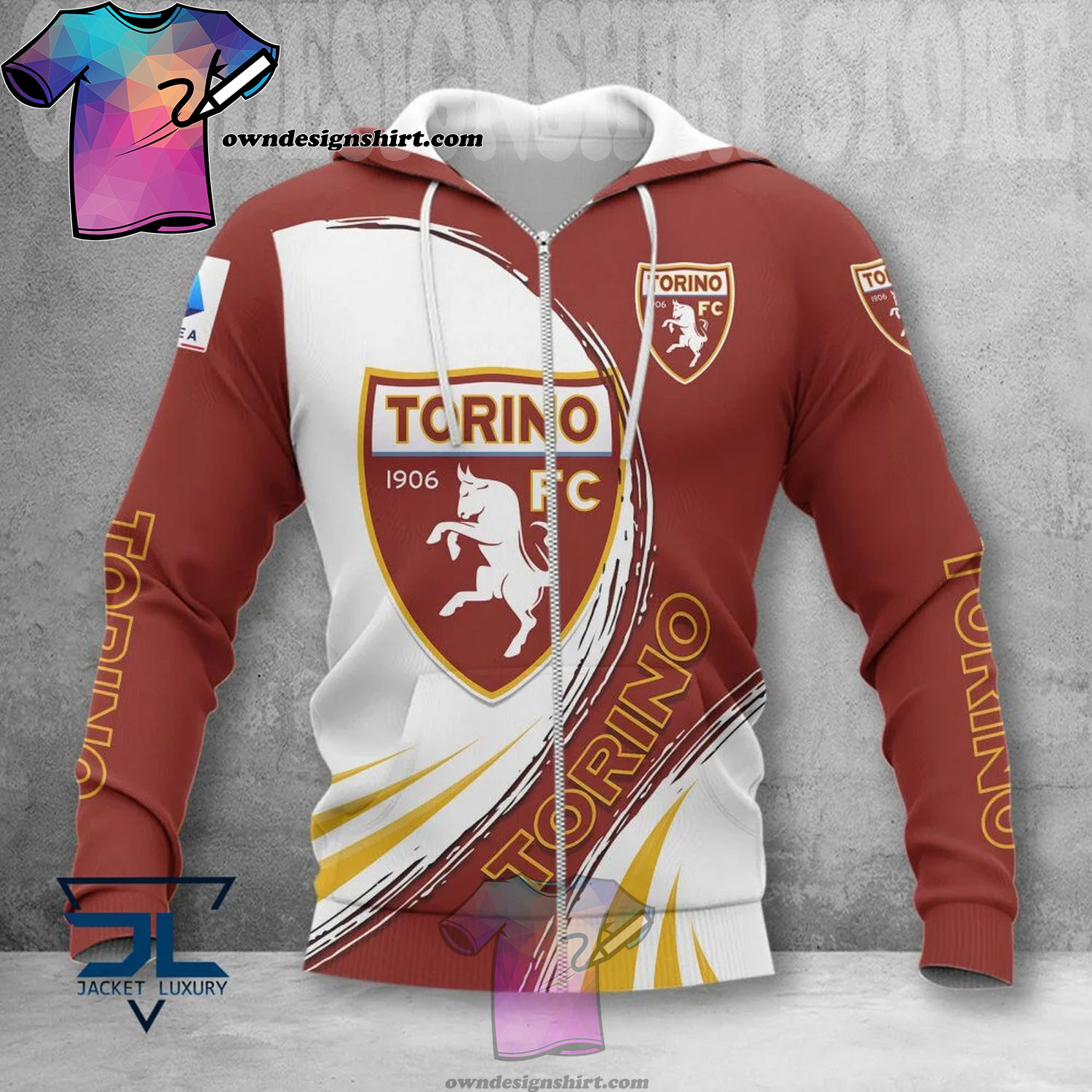 Torino FC Academy Kappa Polyester Training Top Football 