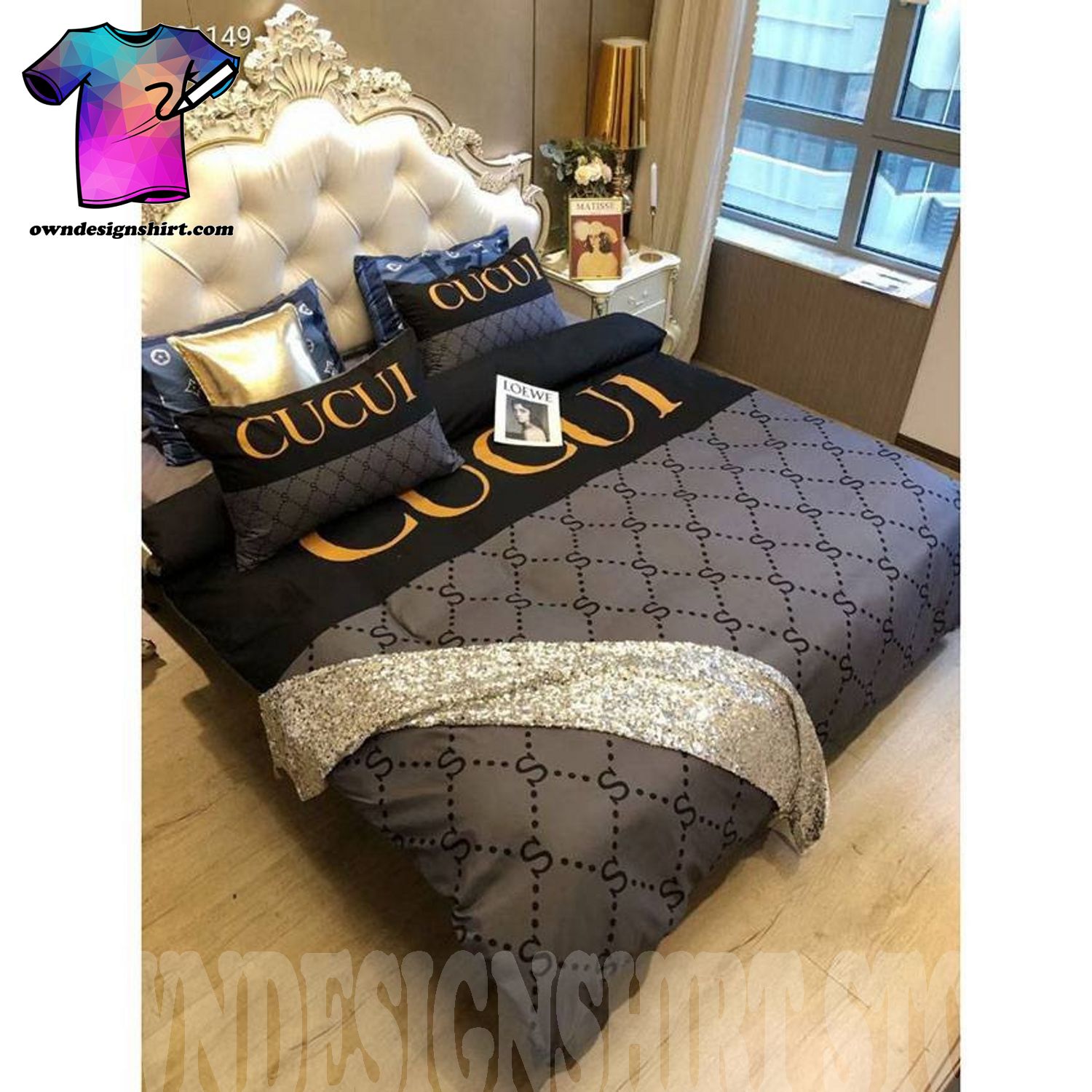 Gucci Louis Vuitton Symbol Bedding Sets