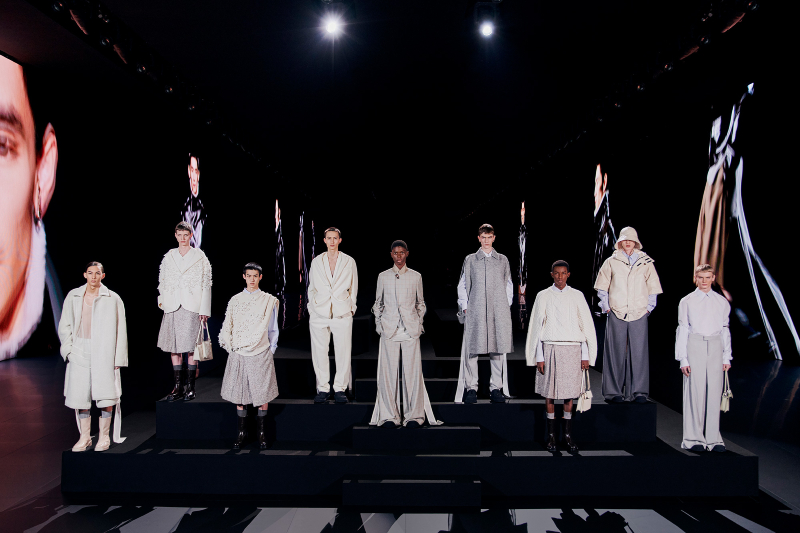 Dior men fall winter 2023 collection: a glimpse of Dior's glory under Yves Saint Laurent
