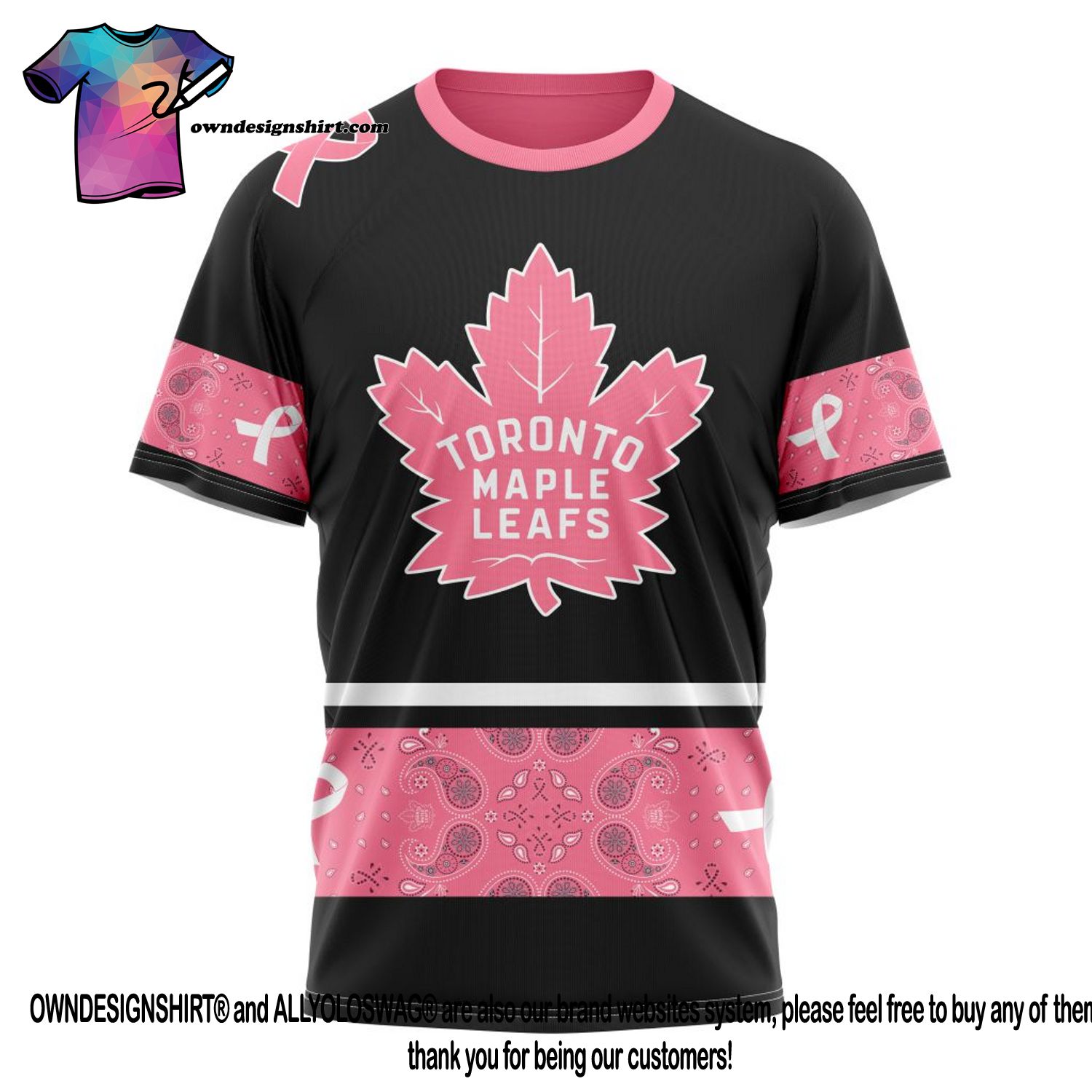 Toronto Maple Leafs NHL Special Pink Breast Cancer Hockey Jersey