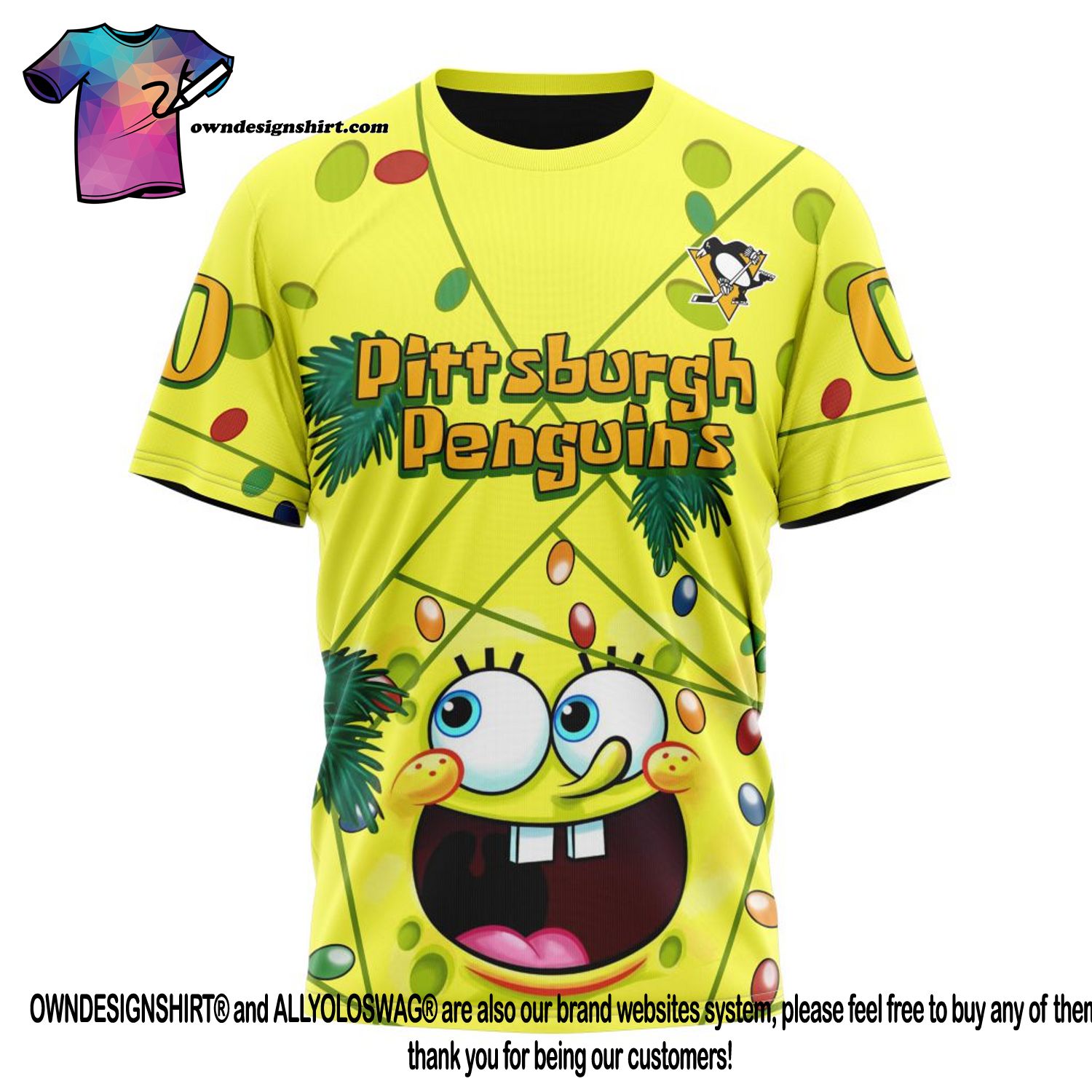 Pittsburgh Penguins T-shirt 3D cute short Sleeve gift for fans -Jack sport  shop