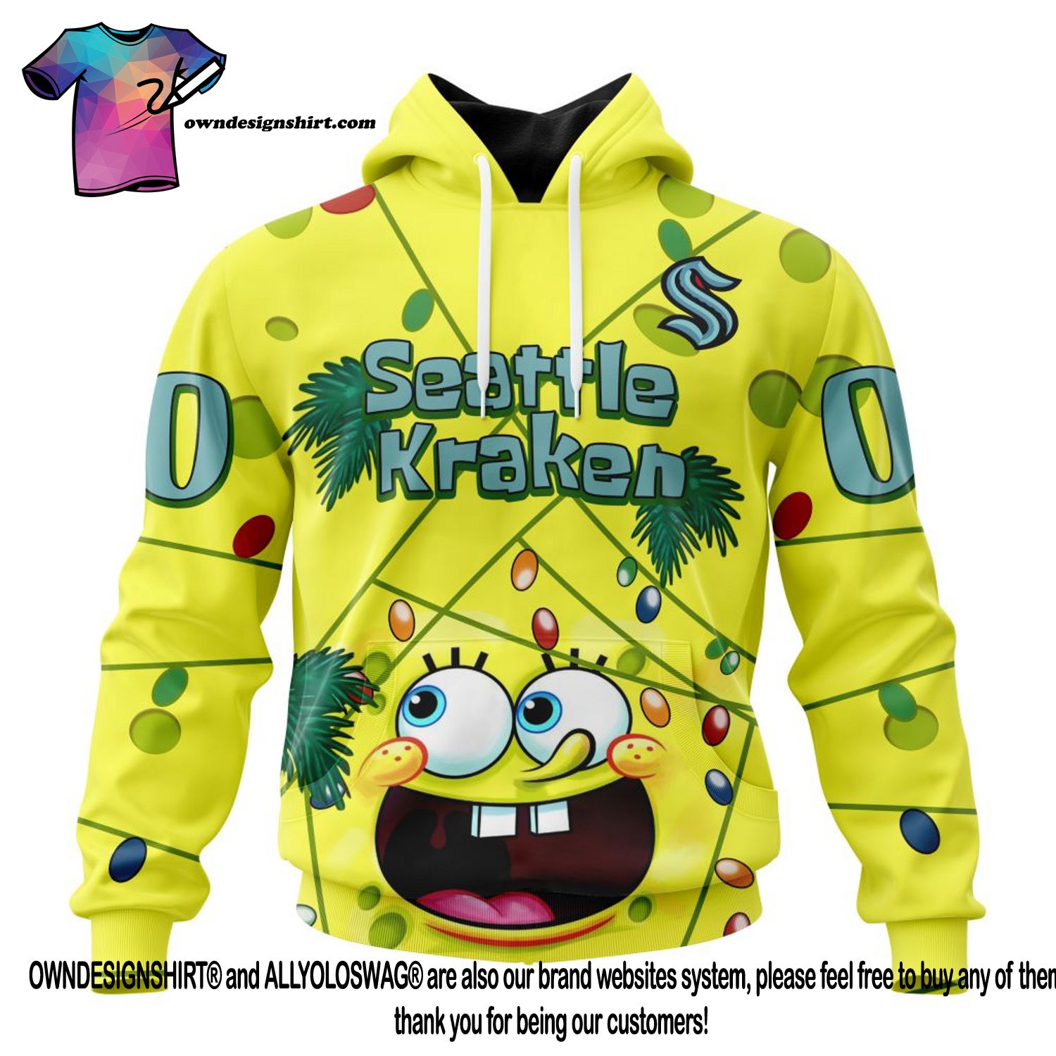Seattle Kraken Logo NHL Teams Hoodie And Pants For Fans Custom