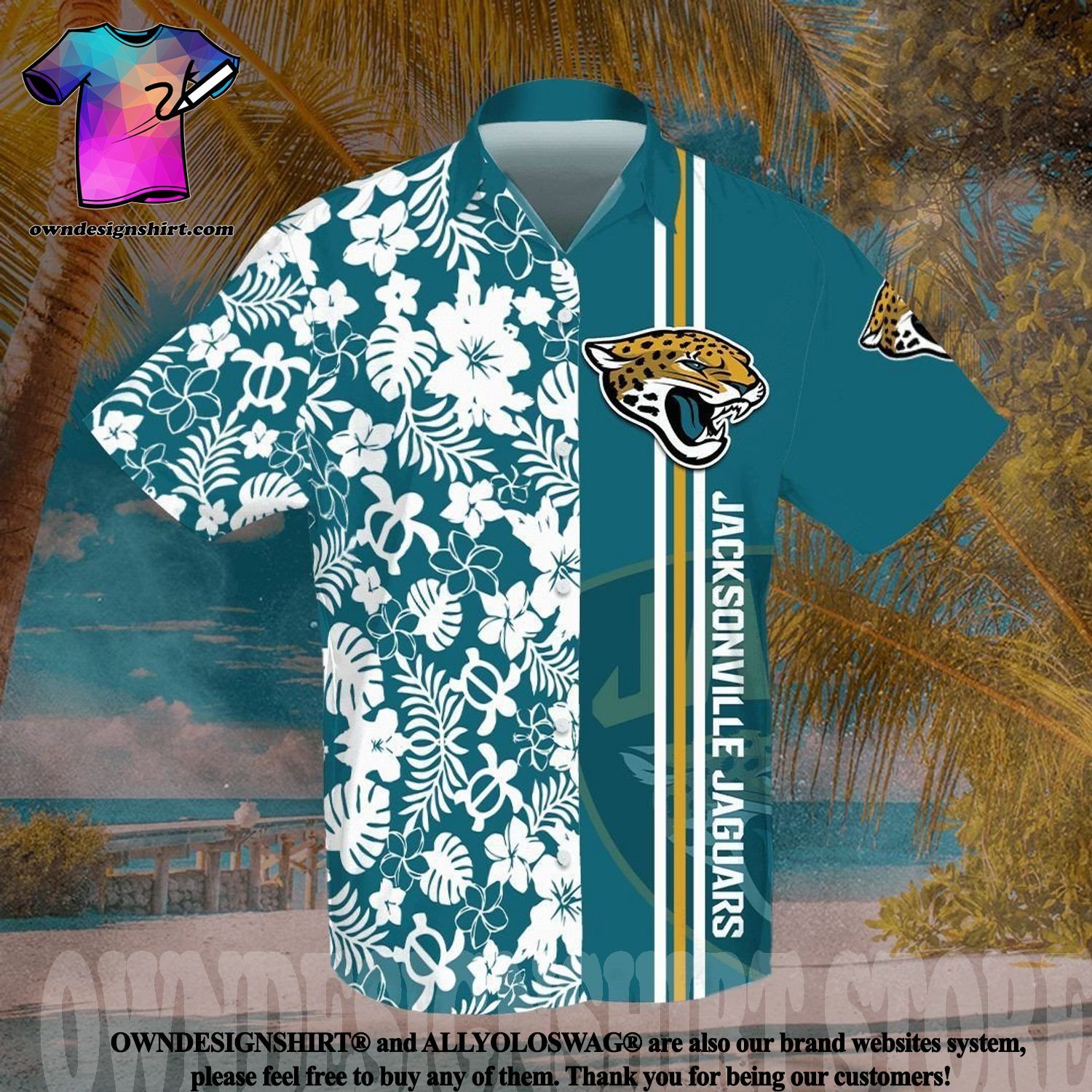 NFL Jacksonville Jaguars Fans Louis Vuitton Hawaiian Shirt For Men And Women