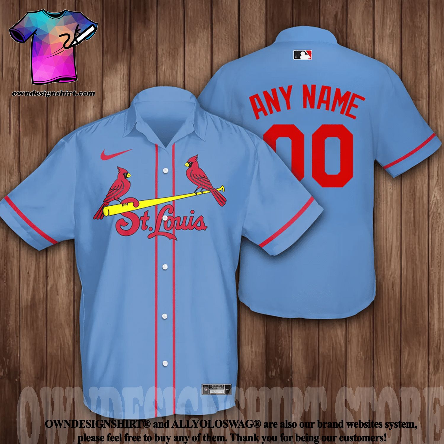 St. Louis Cardinals Custom Name & Number Baseball Jersey Shirt Best Gift  For Men And Women