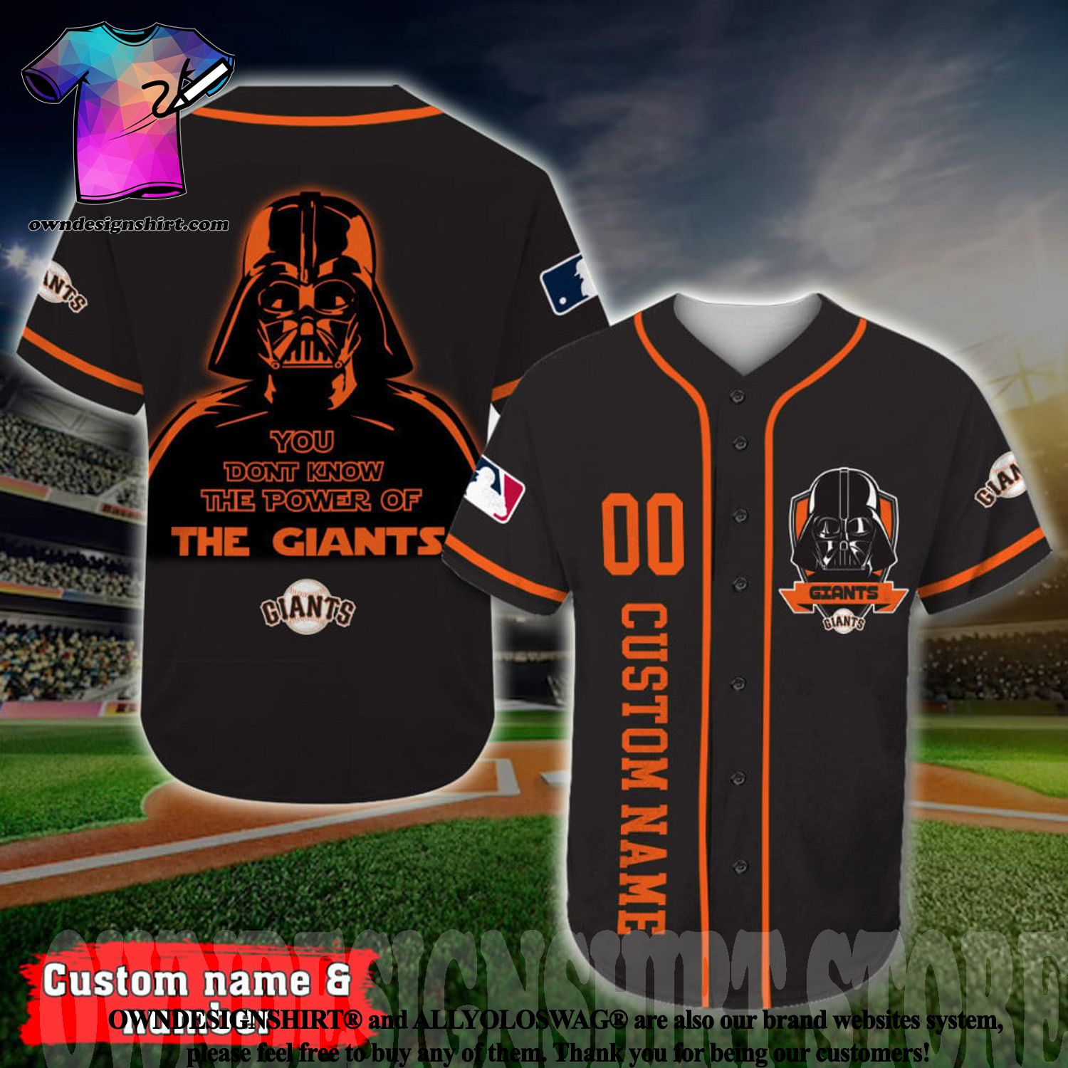 The best selling] Custom San Francisco Giants Full Printed Unisex Baseball  Jersey - Black White