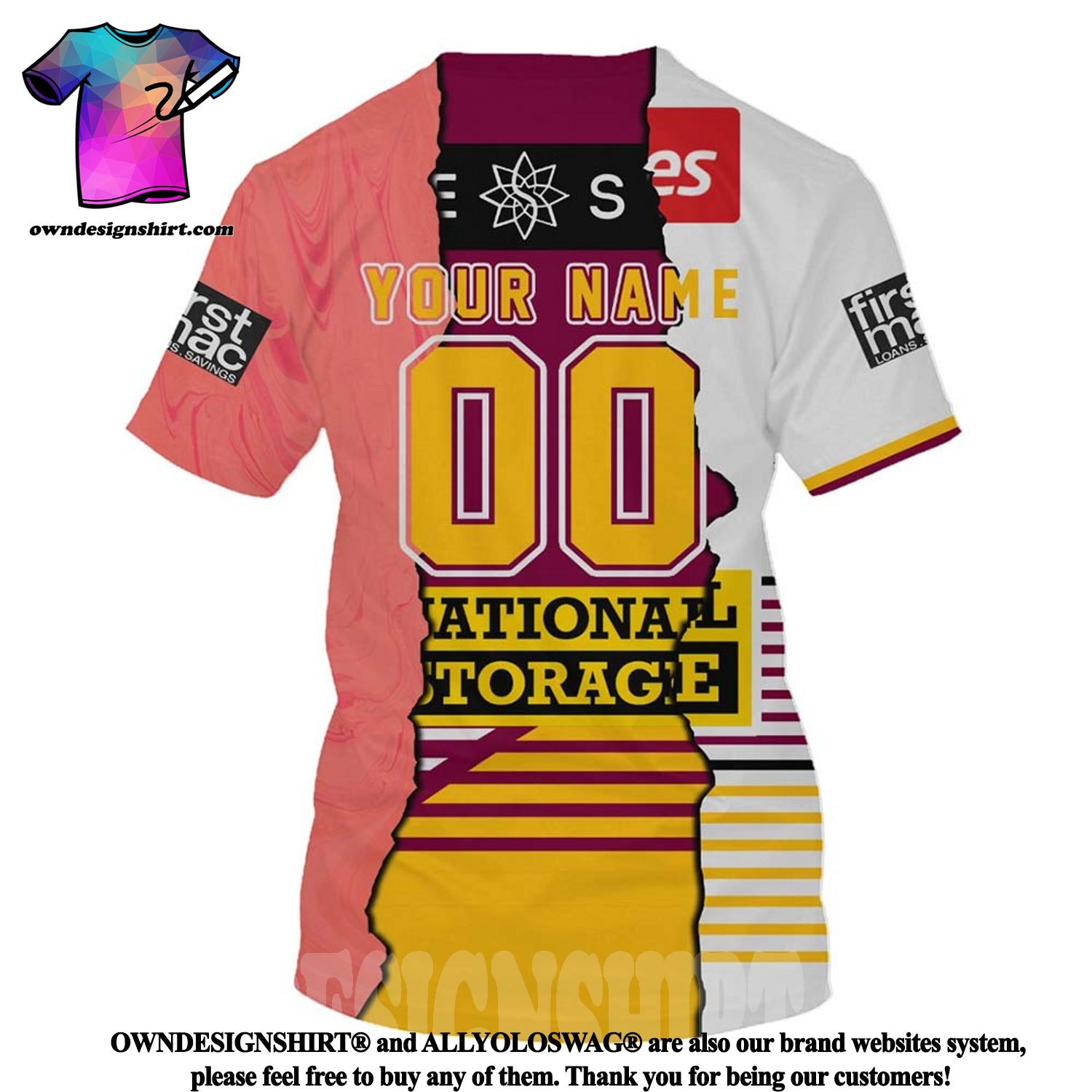 Personalised Brisbane Broncos Jersey - Your Jersey