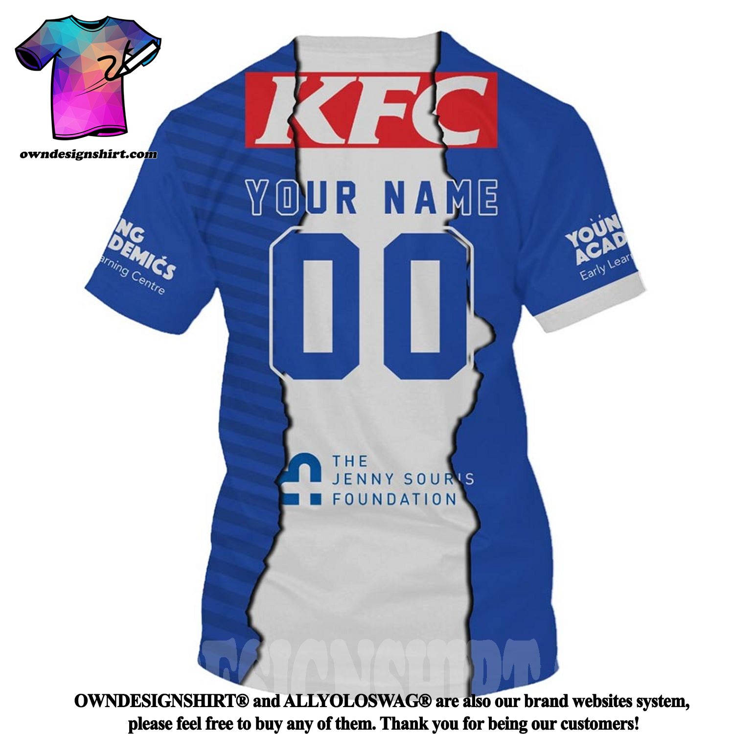 Personalized NRL Canterbury-Bankstown Bulldogs Special Mix Jersey