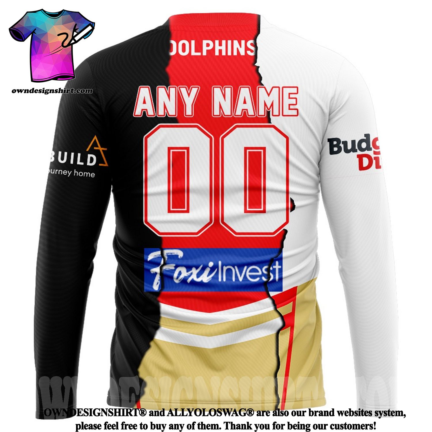 Name and Number Personalized Miami Dolphins Mascot 3D NFL Baseball Jersey -  FavoJewelry in 2023