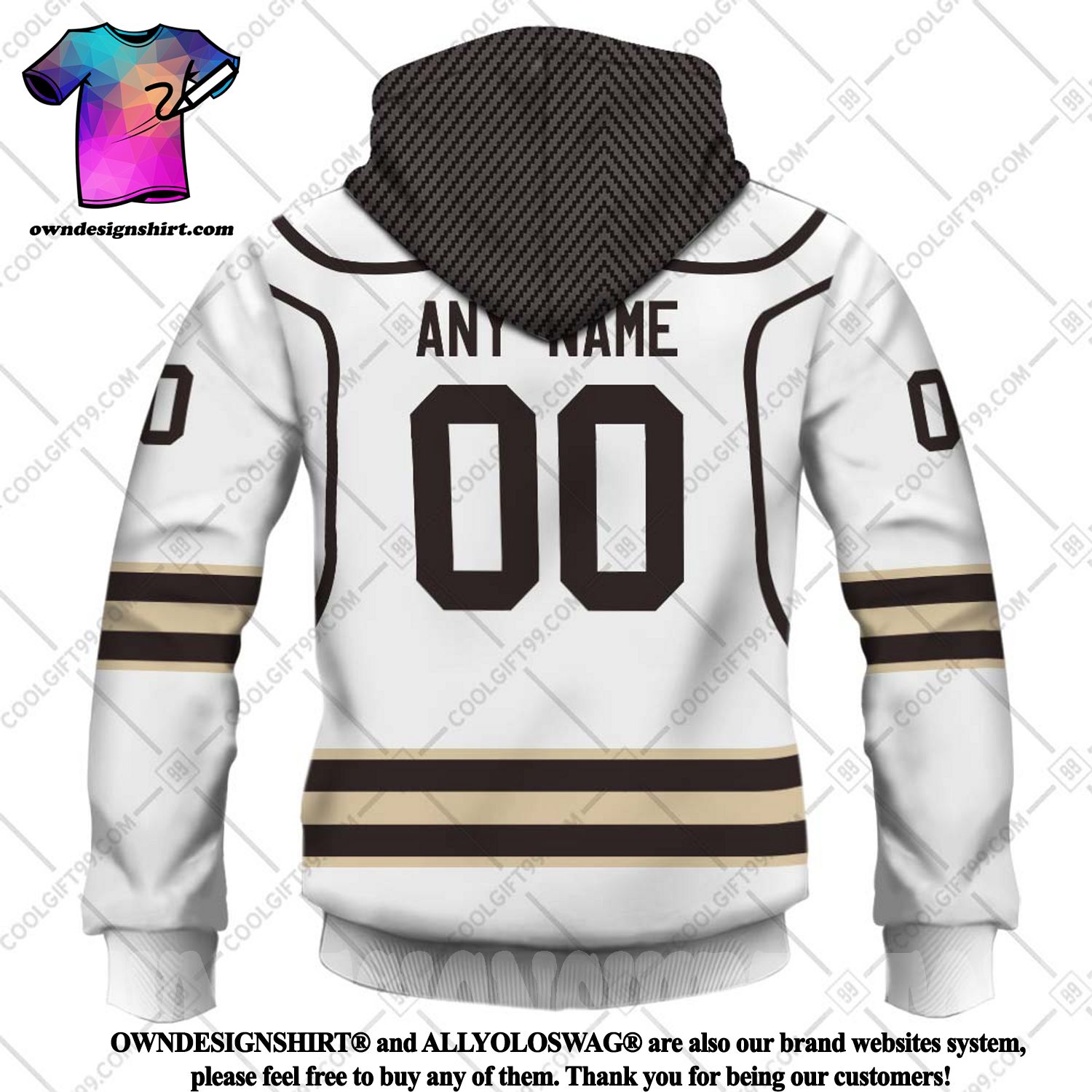 CCM Quicklite Hershey Bears Customized Premier White Jersey –