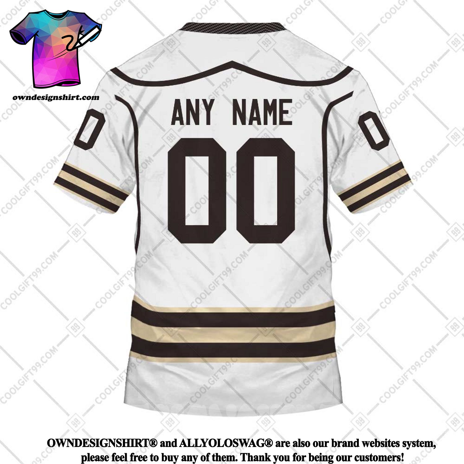 CCM Quicklite Hershey Bears Customized Premier White Jersey –