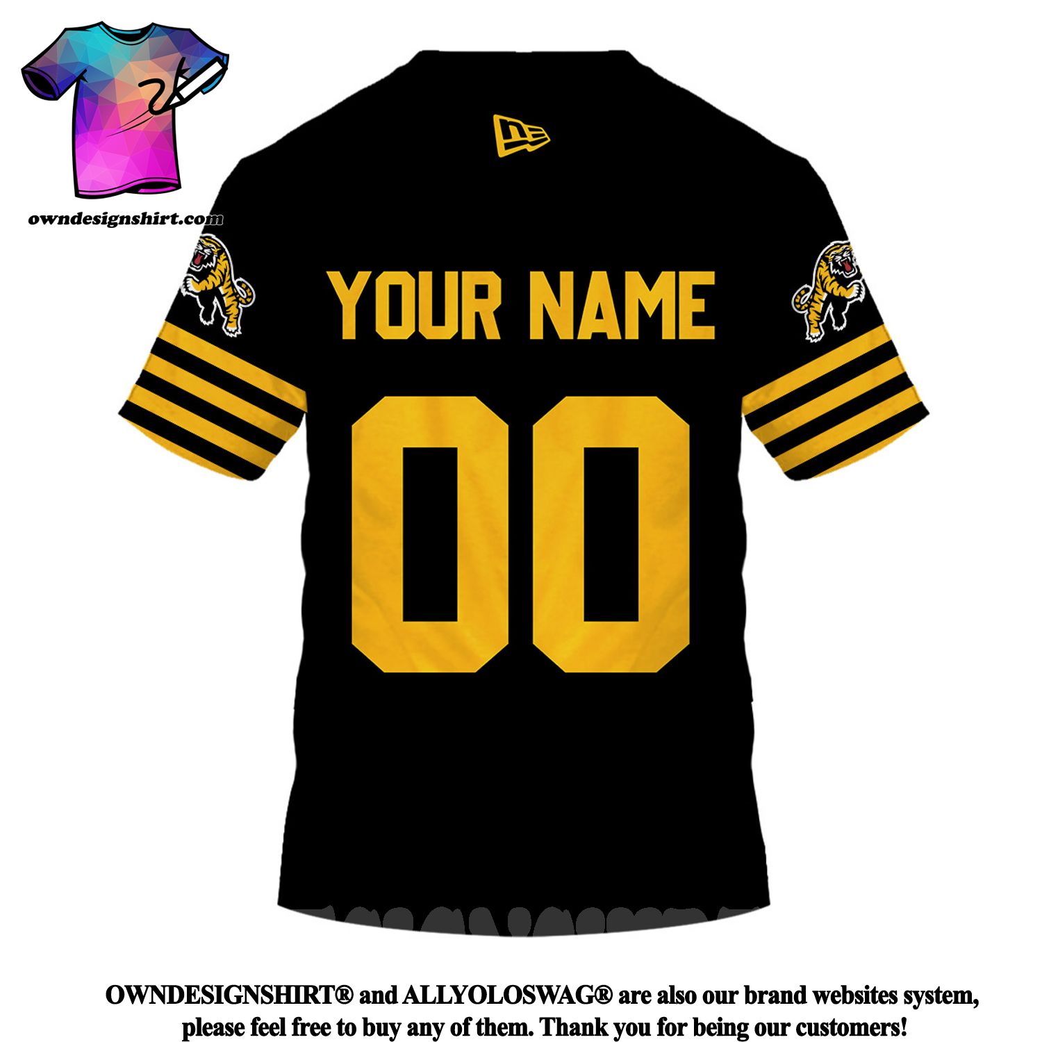 Hamilton Tiger Cats Personalized Baseball Jersey Shirt 154 - Teeruto