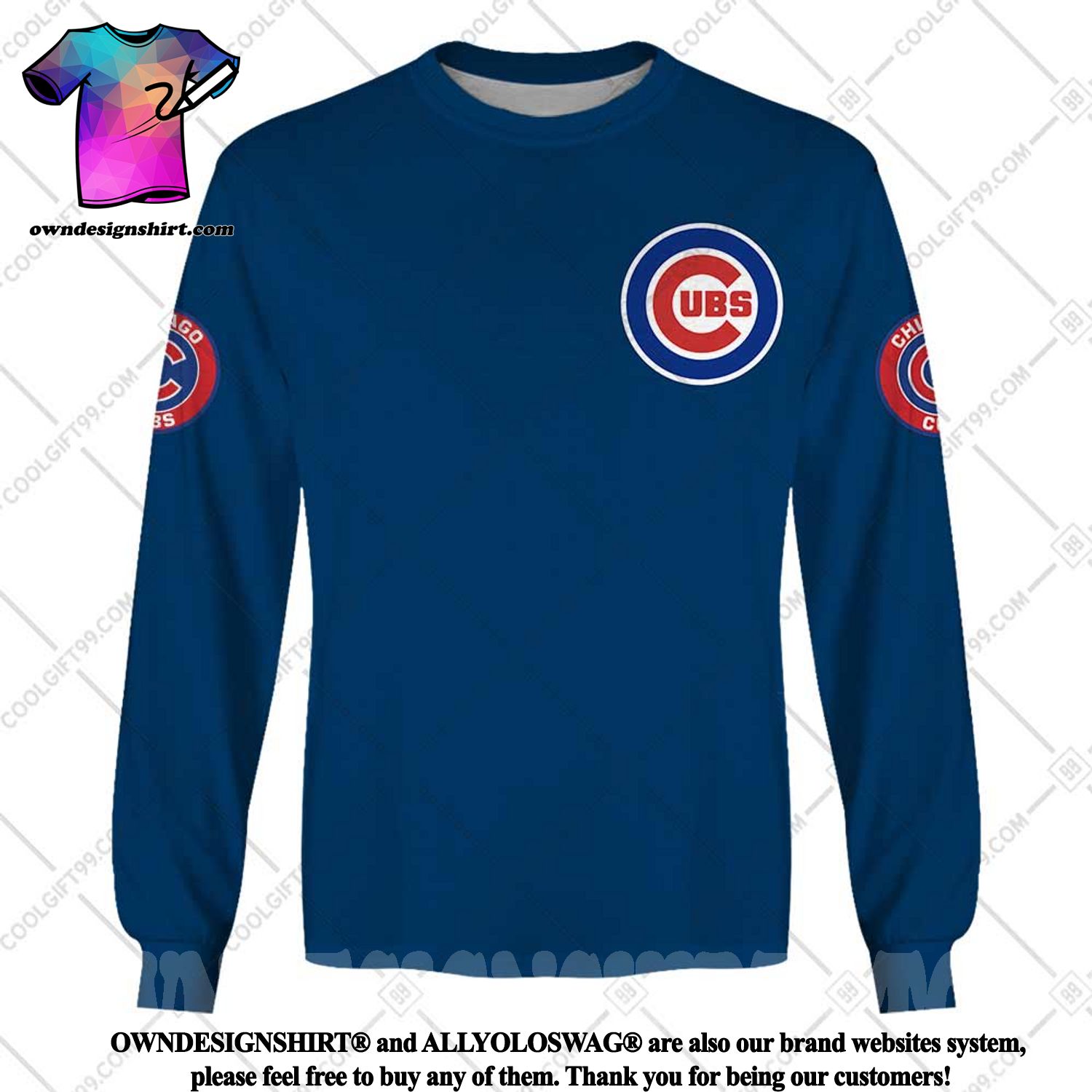 The best selling] Custom Chicago Cubs MLB Mickey Mouse All Over