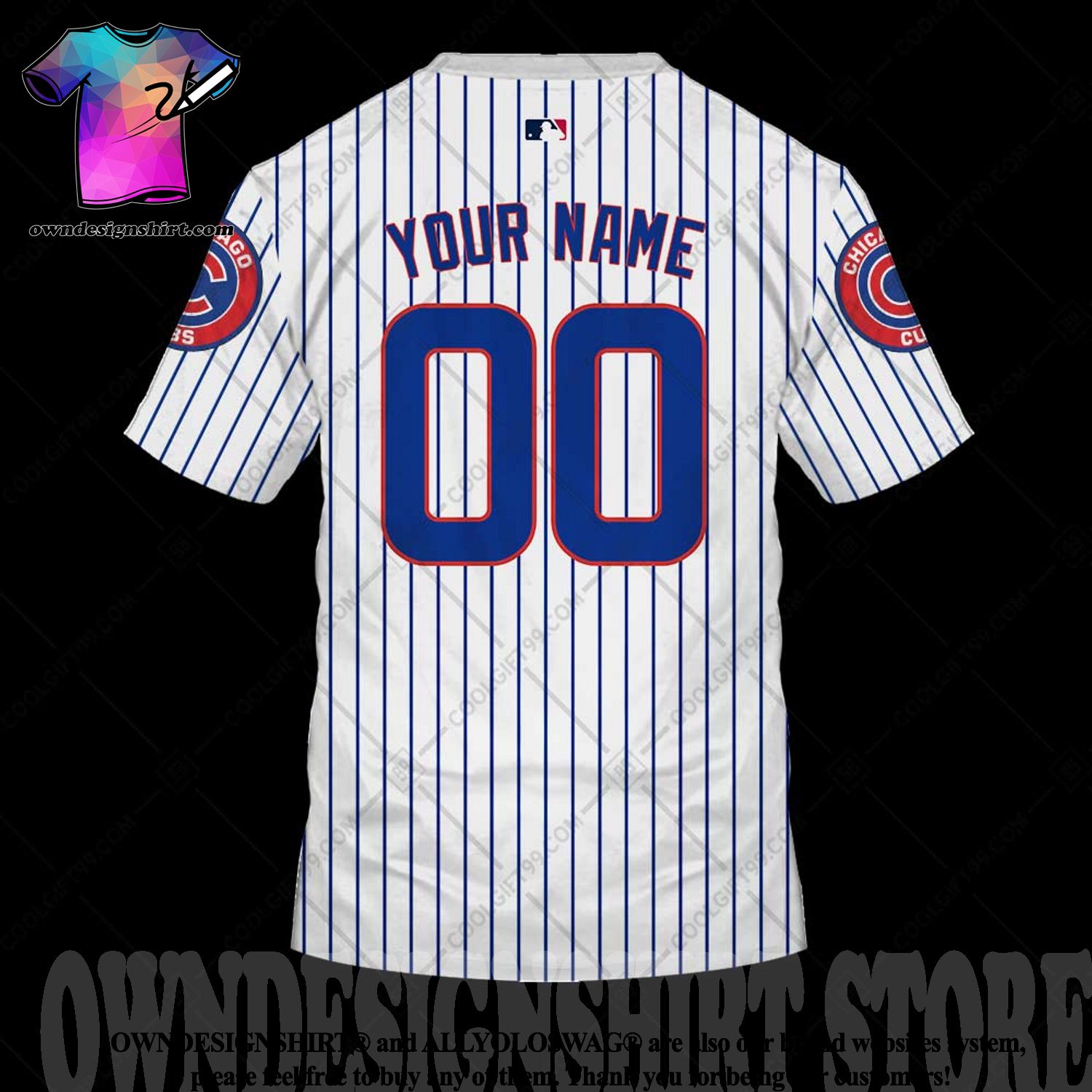 Personalized MLB Chicago Cubs team custom name and number shirt, hoodie,  sweater, long sleeve and tank top