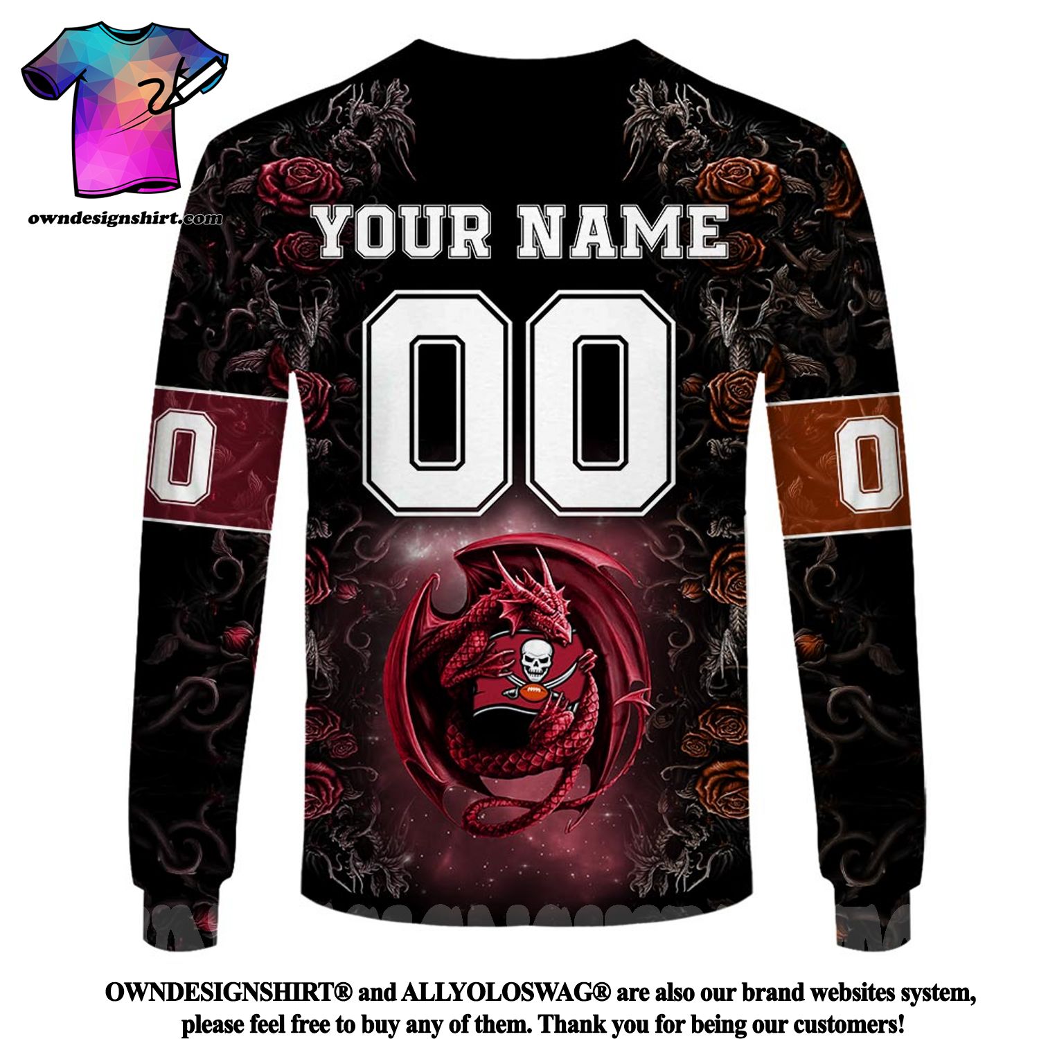 Tampa Bay Buccaneers Custom Name Baseball Jersey NFL Shirt Best