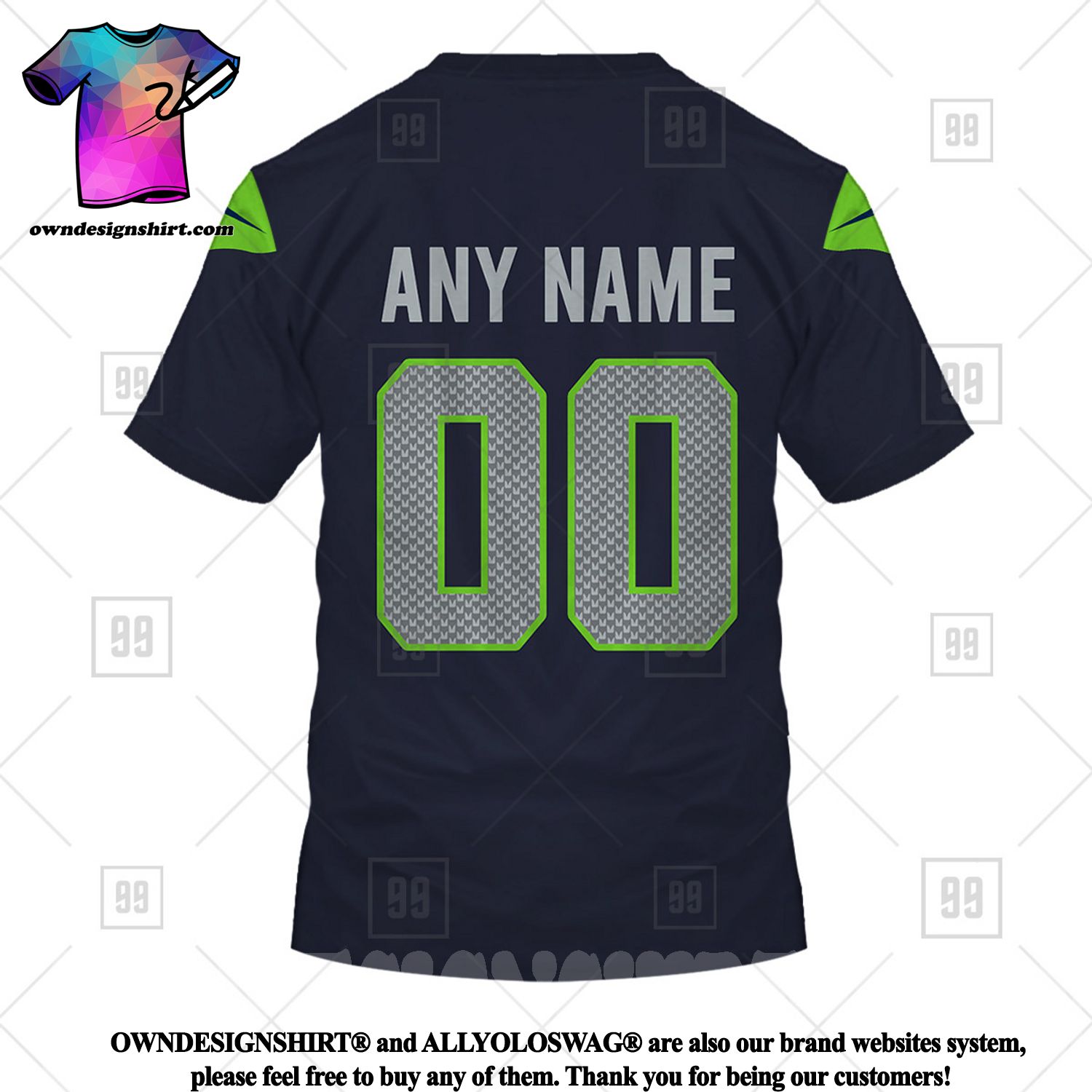 Personalized Seattle Seahawks Baseball Jersey Shirt For Fans