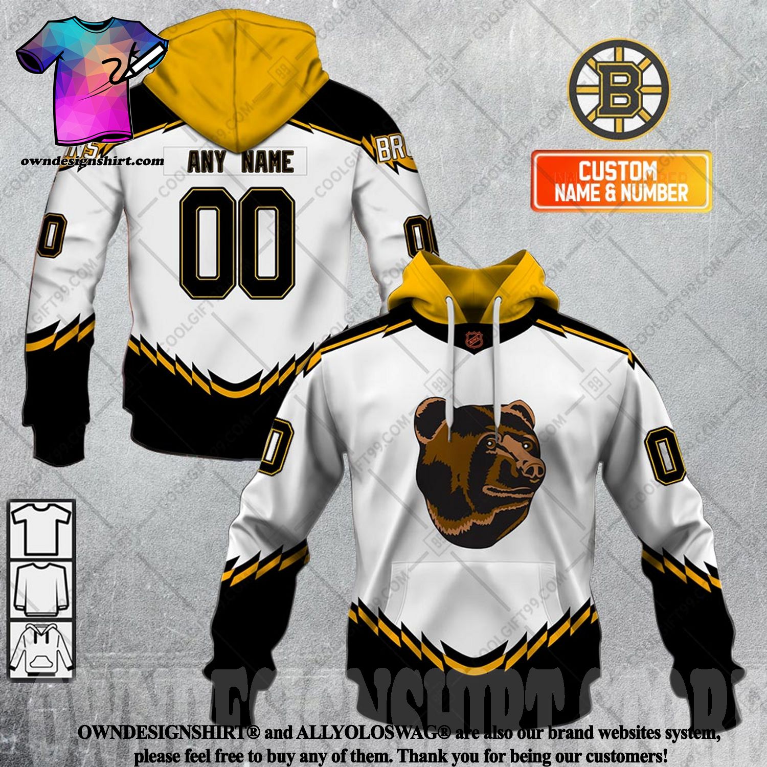 Personalized NHL Boston Bruins Hoodie Special Design For Pride