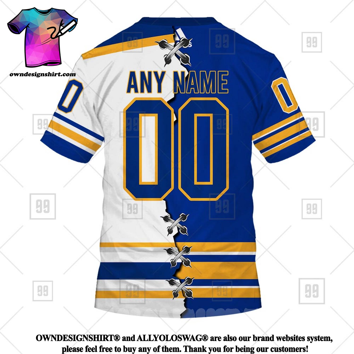 Custom Buffalo Sabres Unisex Kits With Retro Concepts Sweatshirt NHL Hoodie  3D - Bring Your Ideas, Thoughts And Imaginations Into Reality Today