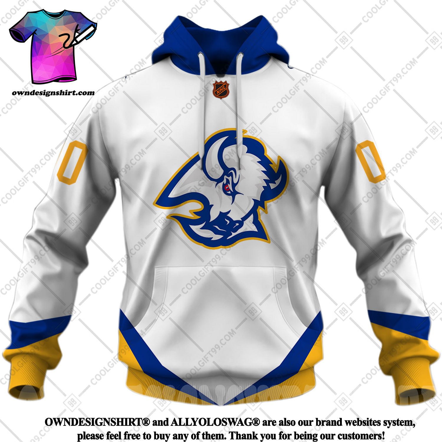 The best selling] Personalized NHL Buffalo Sabres Reverse Retro
