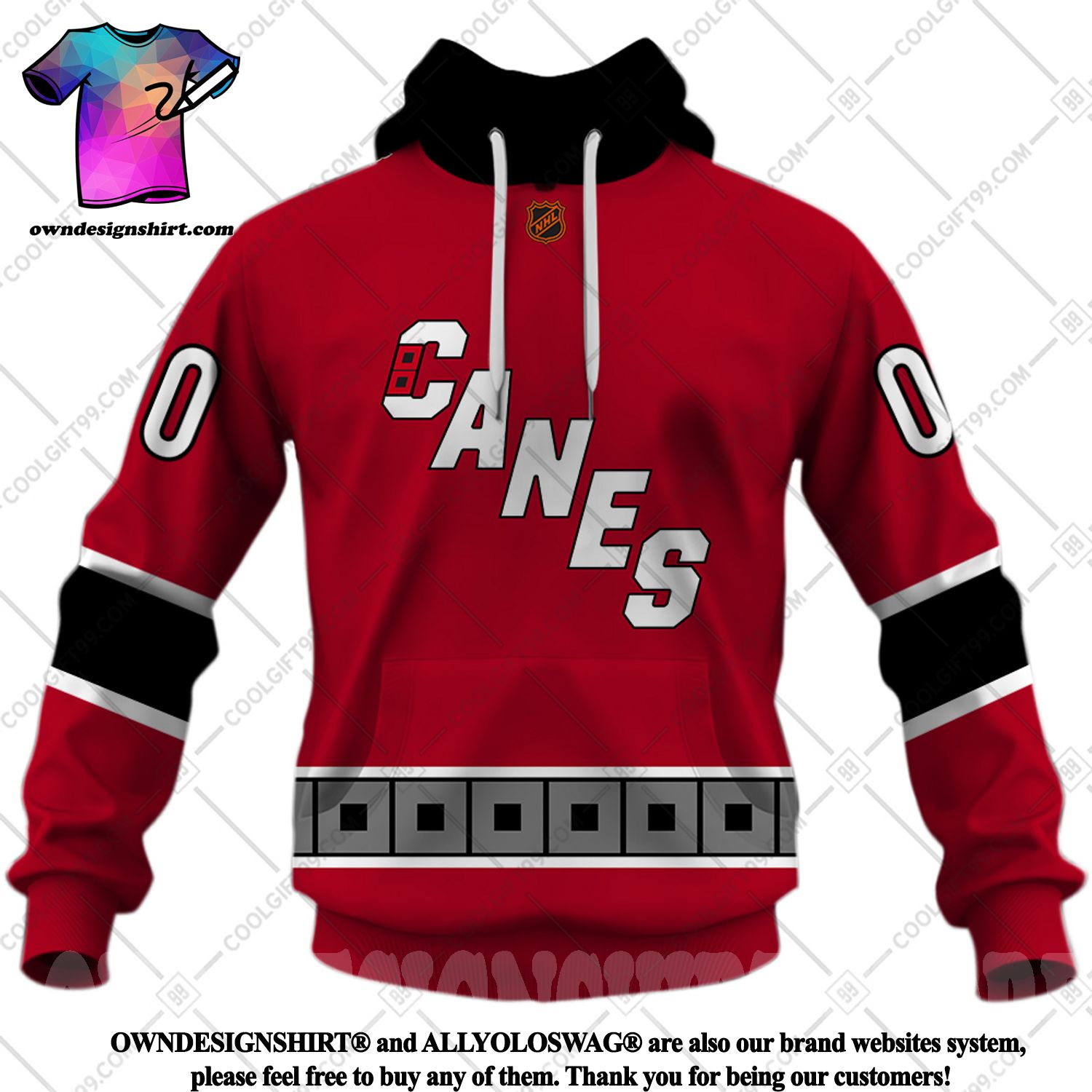 The best selling] Personalized NHL Carolina Hurricanes Jersey 2023 Style  Cool Version Full Print Shirt