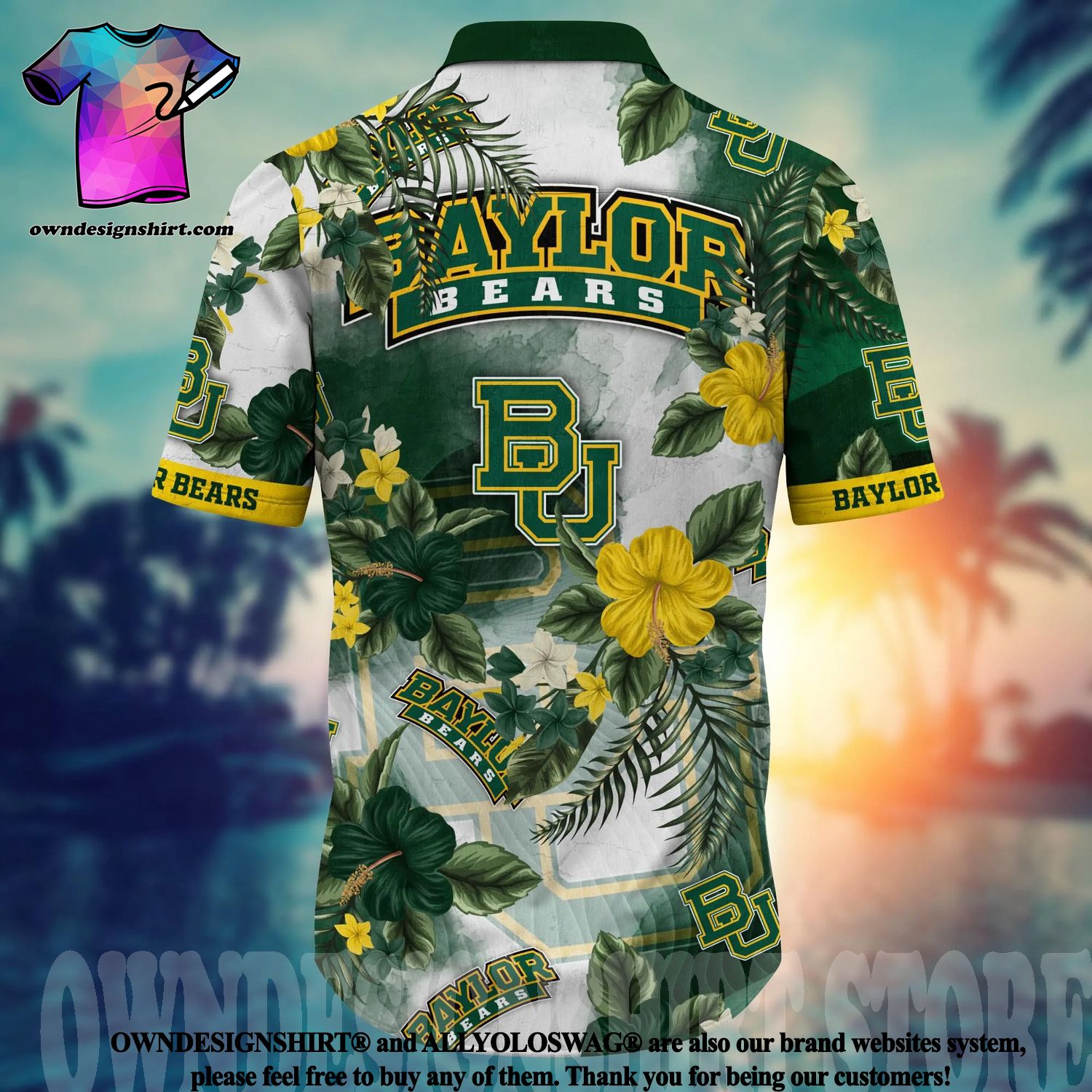 TRENDING] Baylor Bears Personalized Hawaiian Shirt