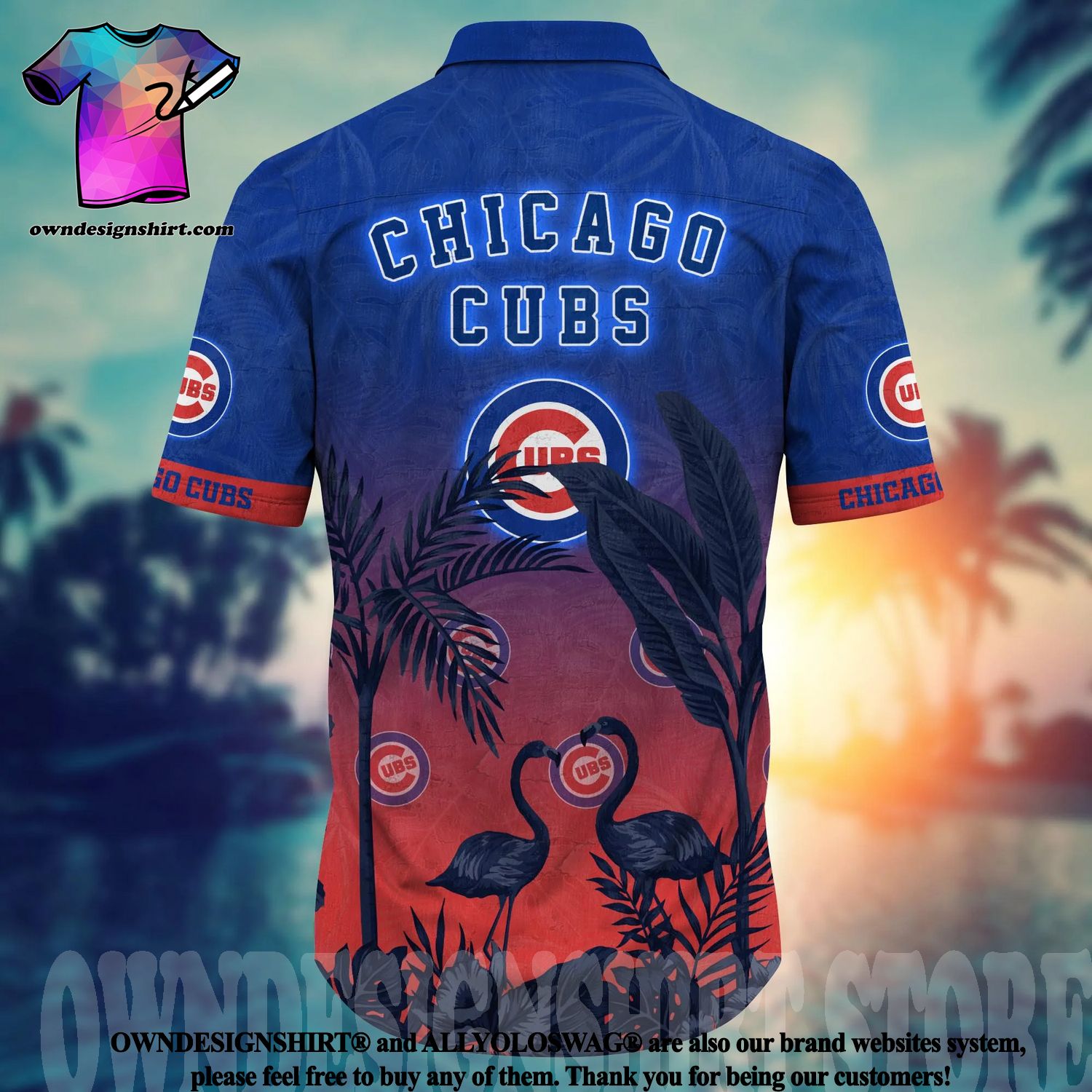 Chicago Cubs MLB Flower Pattern Summer 3D Hawaiian Shirt - Chilasport.com  in 2023